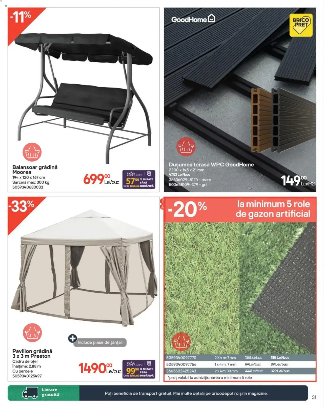 Catalog Brico Depot 1 August - 3 Septembrie 2024 | Pagina 31