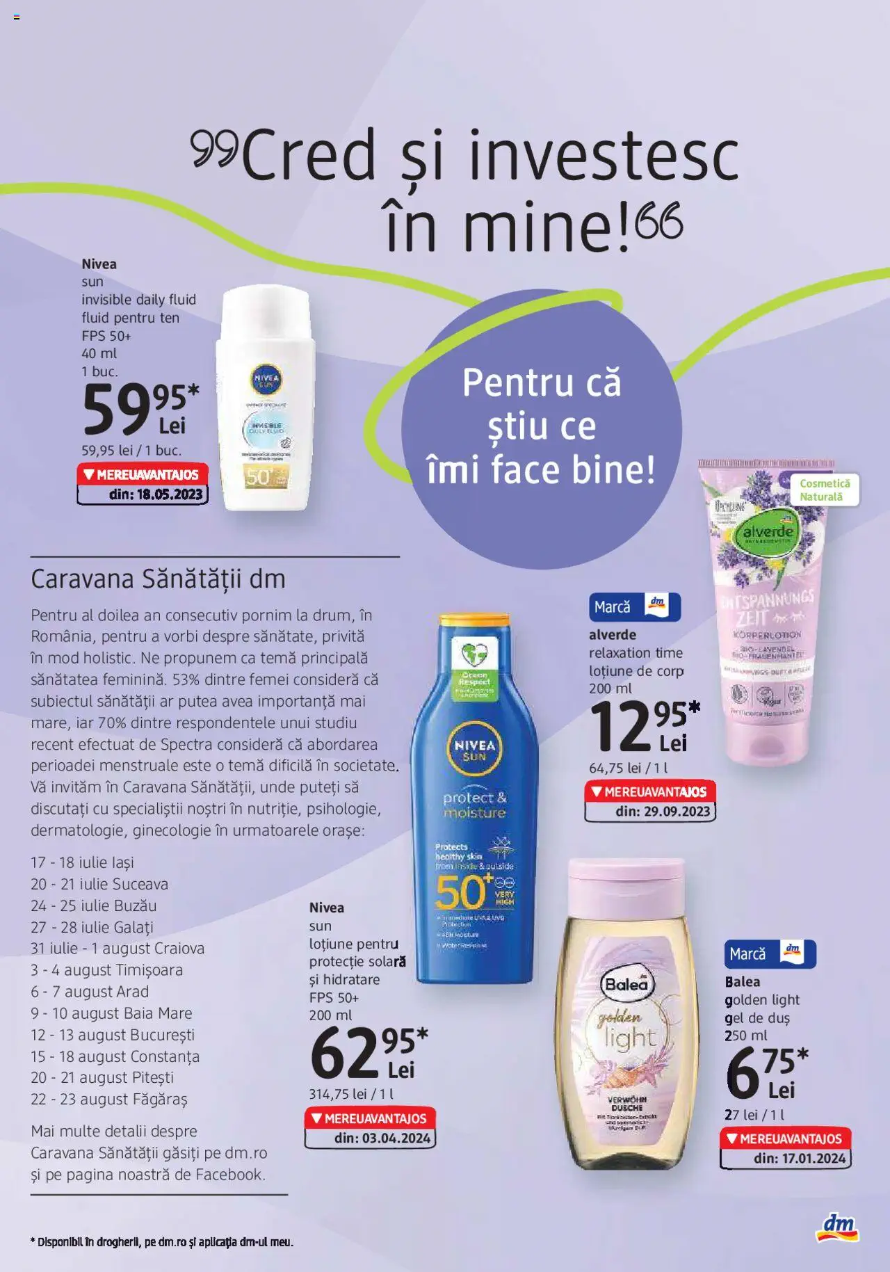 Catalog DM Drogerie Markt 18 Iulie - 13 August 2024 | Pagina 3