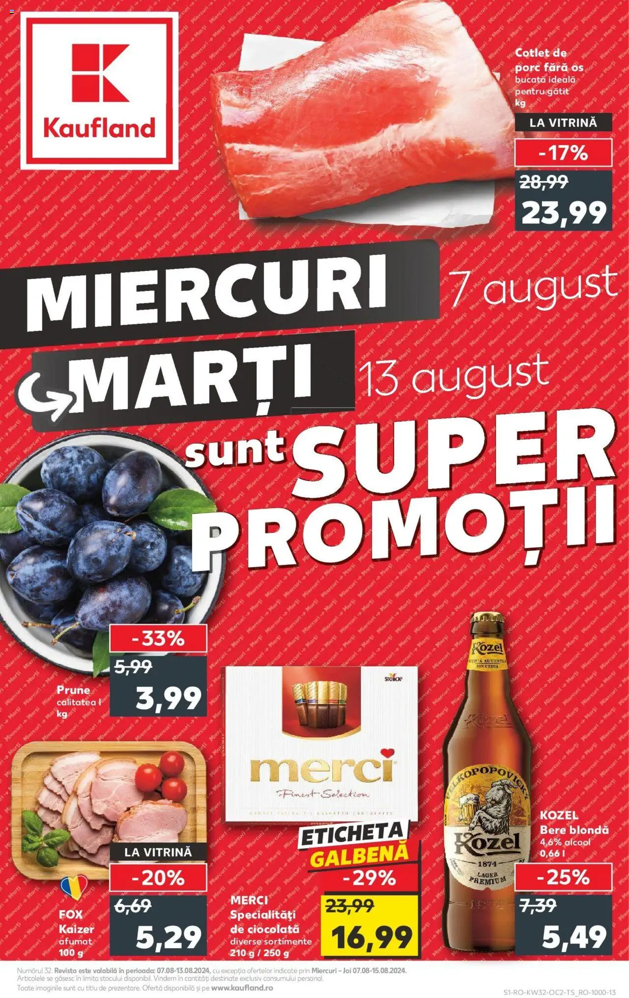 Catalog Kaufland 7 - 13 August 2024 | Pagina 1
