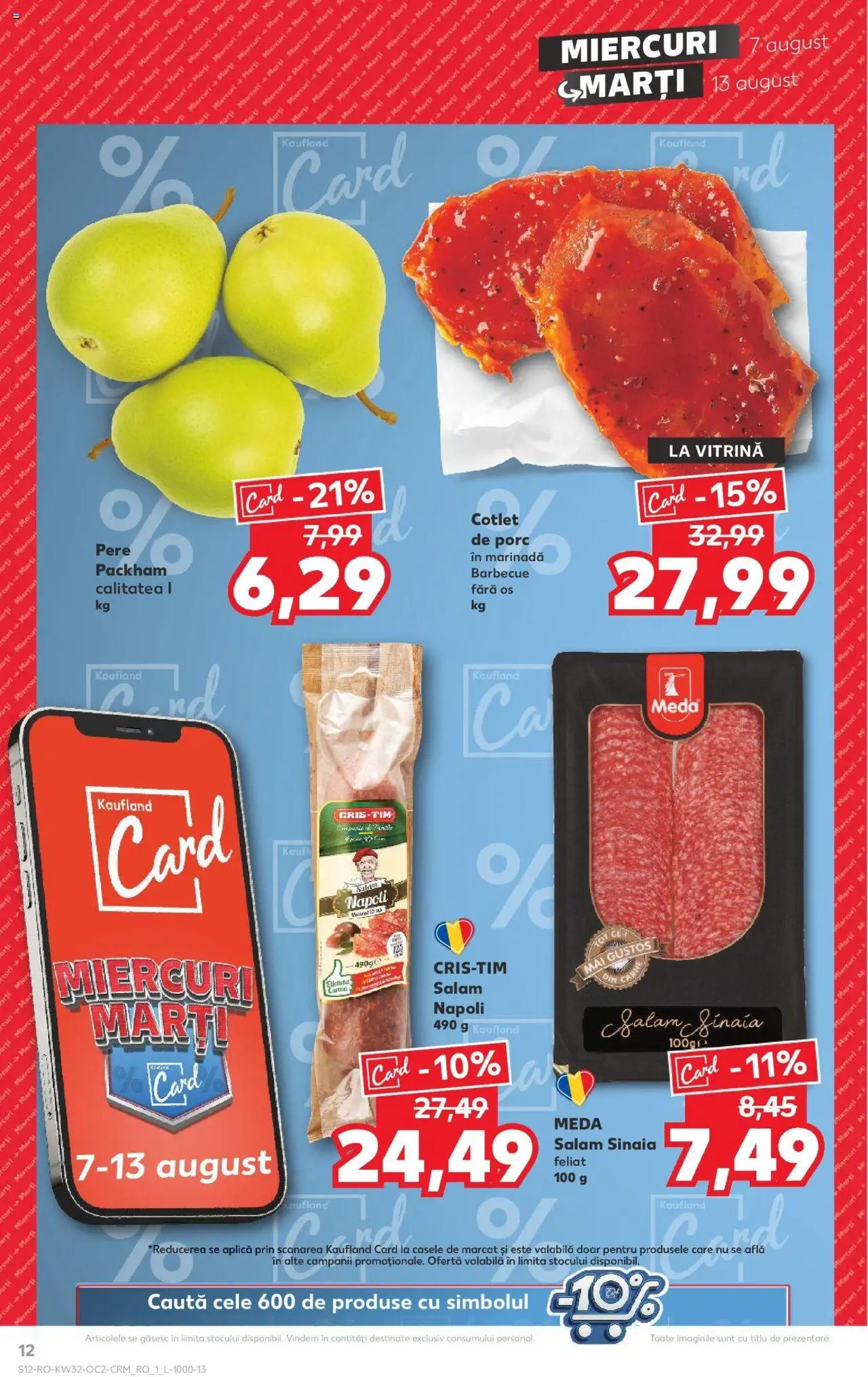 Catalog Kaufland 7 - 13 August 2024 | Pagina 12