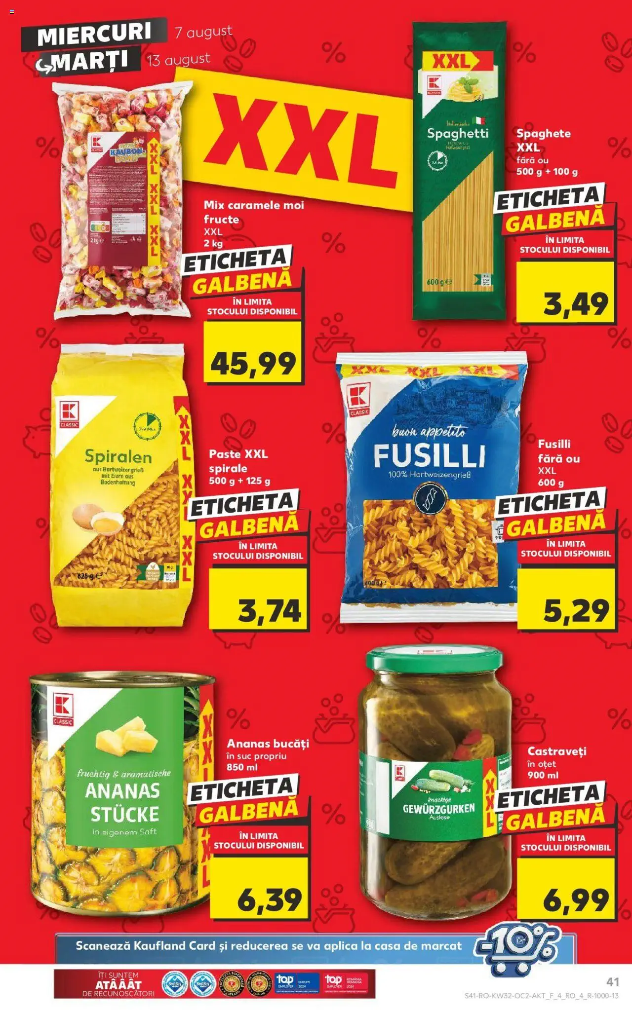 Catalog Kaufland 7 - 13 August 2024 | Pagina 41