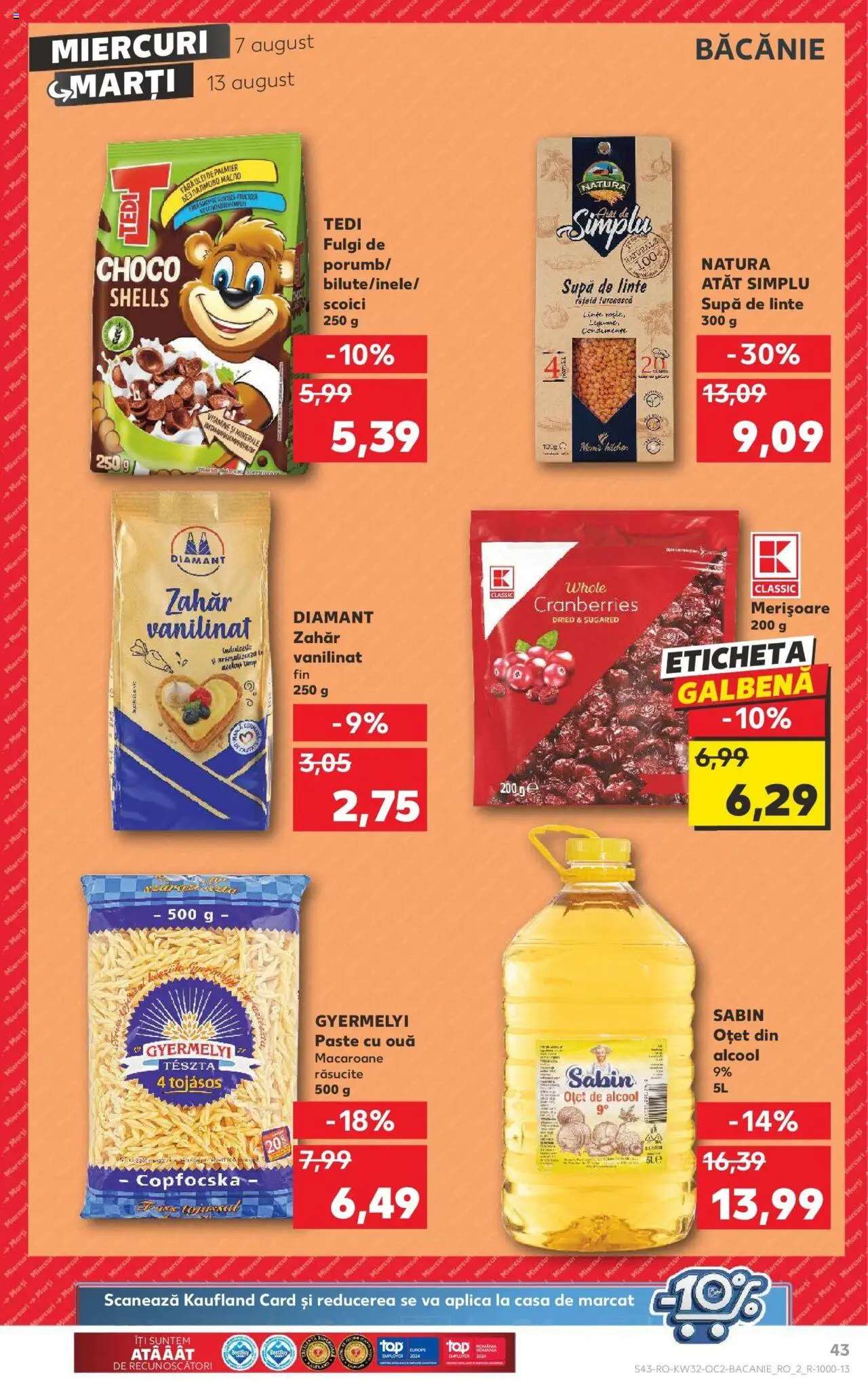Catalog Kaufland 7 - 13 August 2024 | Pagina 43