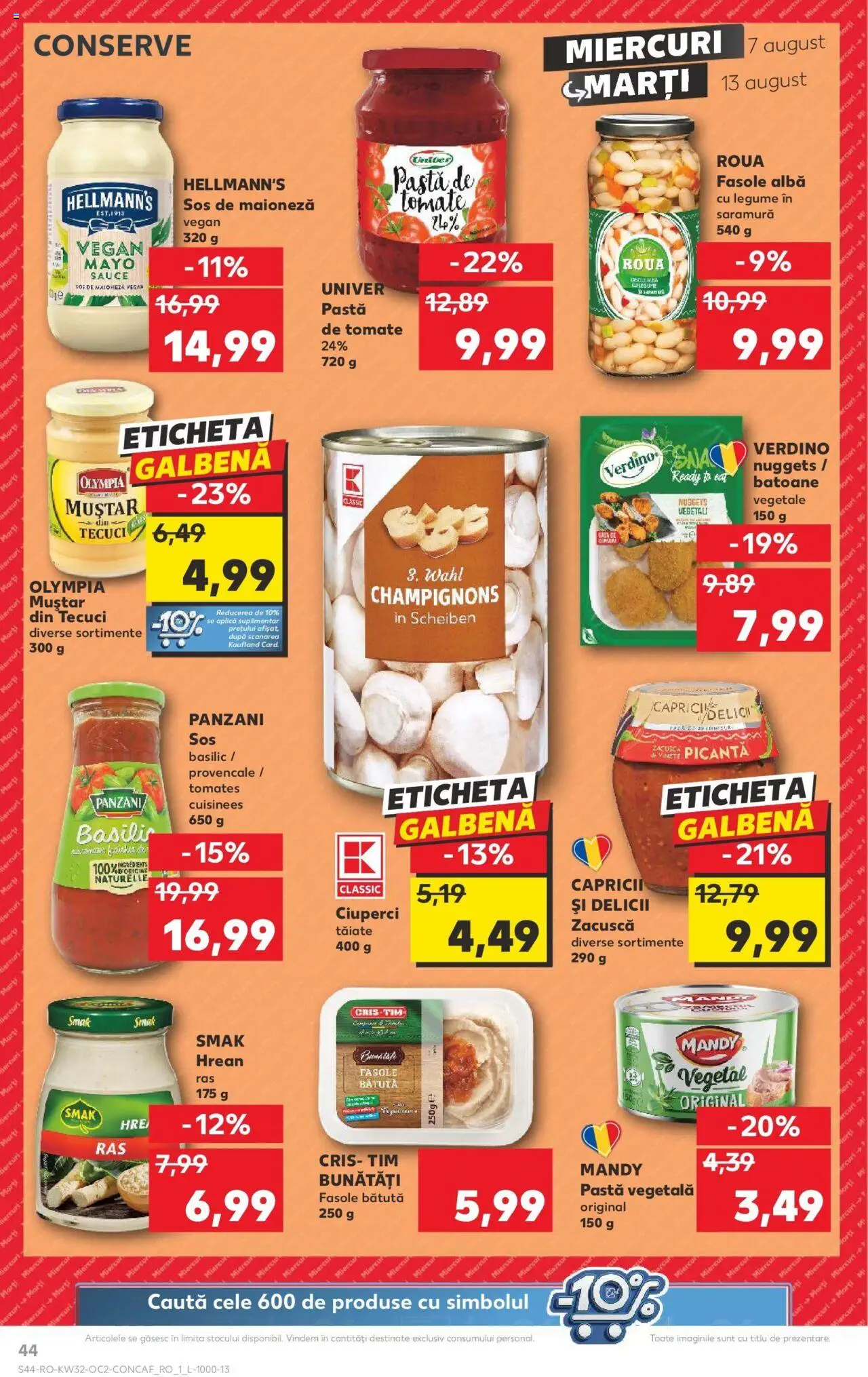 Catalog Kaufland 7 - 13 August 2024 | Pagina 44