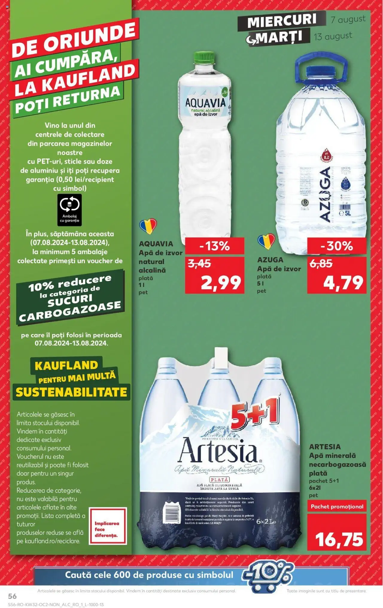 Catalog Kaufland 7 - 13 August 2024 | Pagina 56