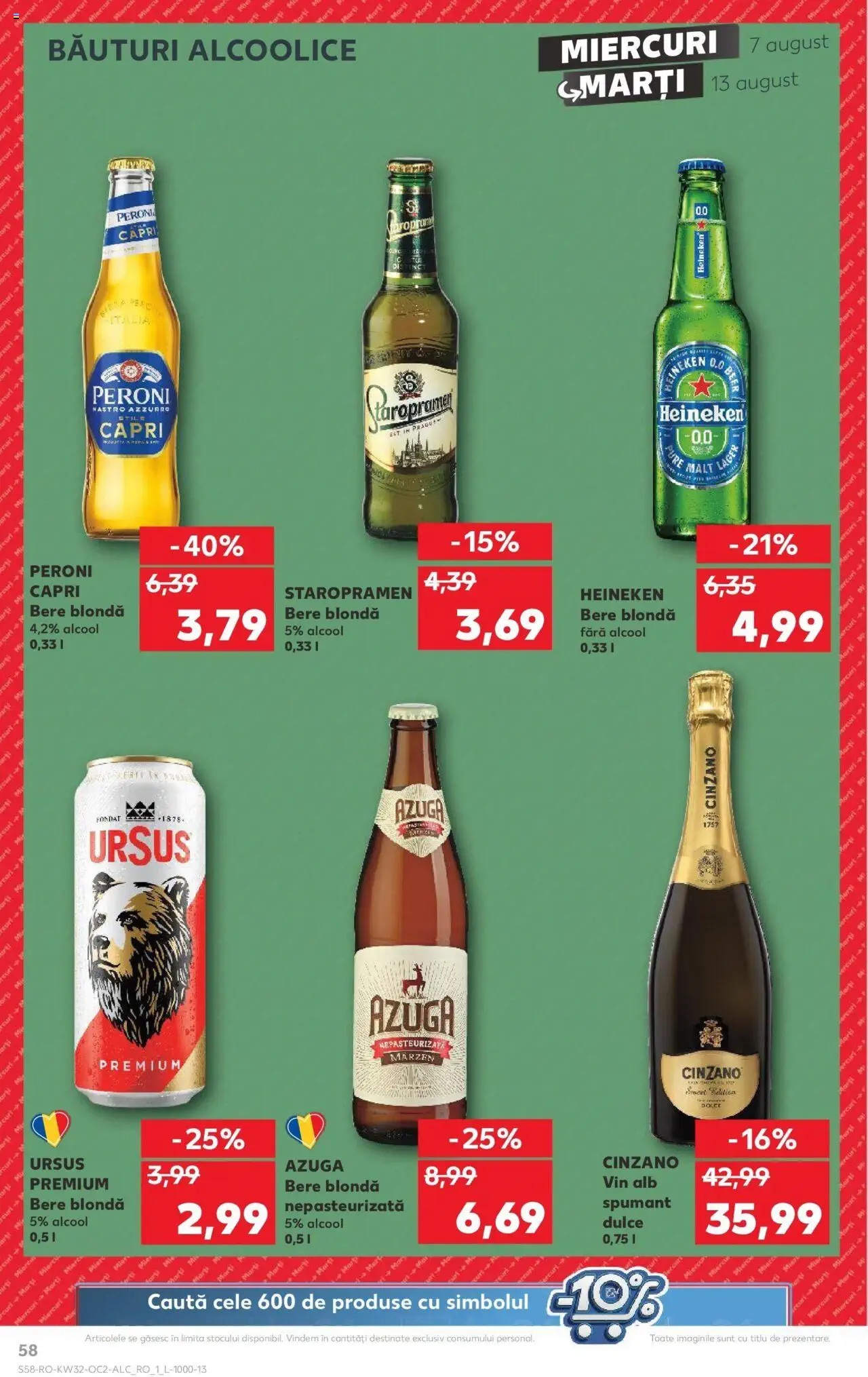 Catalog Kaufland 7 - 13 August 2024 | Pagina 58