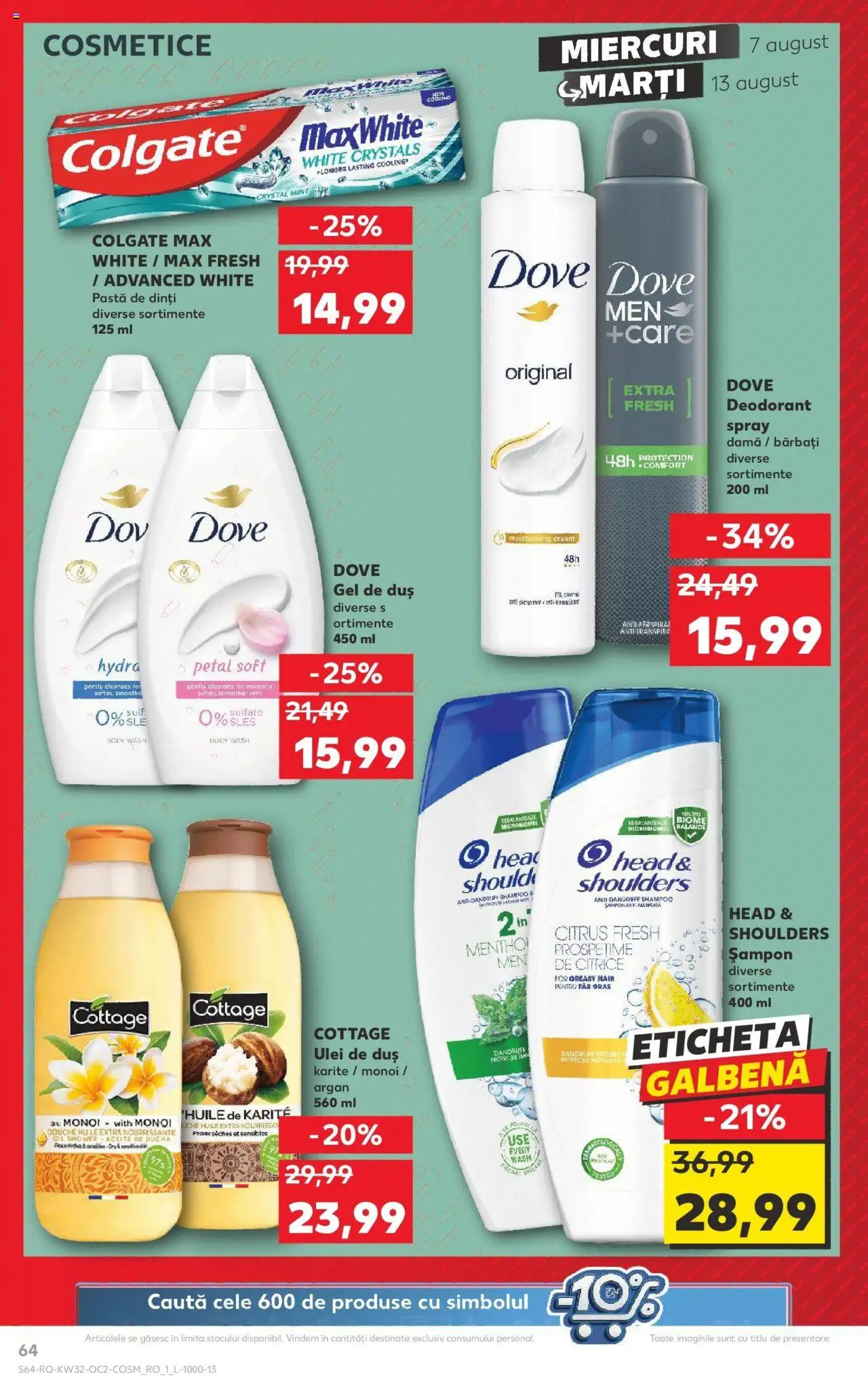 Catalog Kaufland 7 - 13 August 2024 | Pagina 64