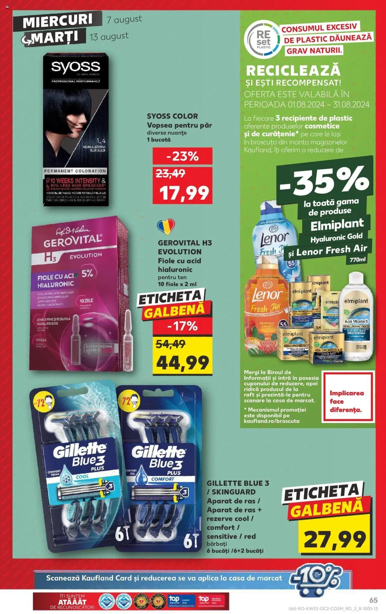Catalog Kaufland 7 - 13 August 2024 | Pagina 65