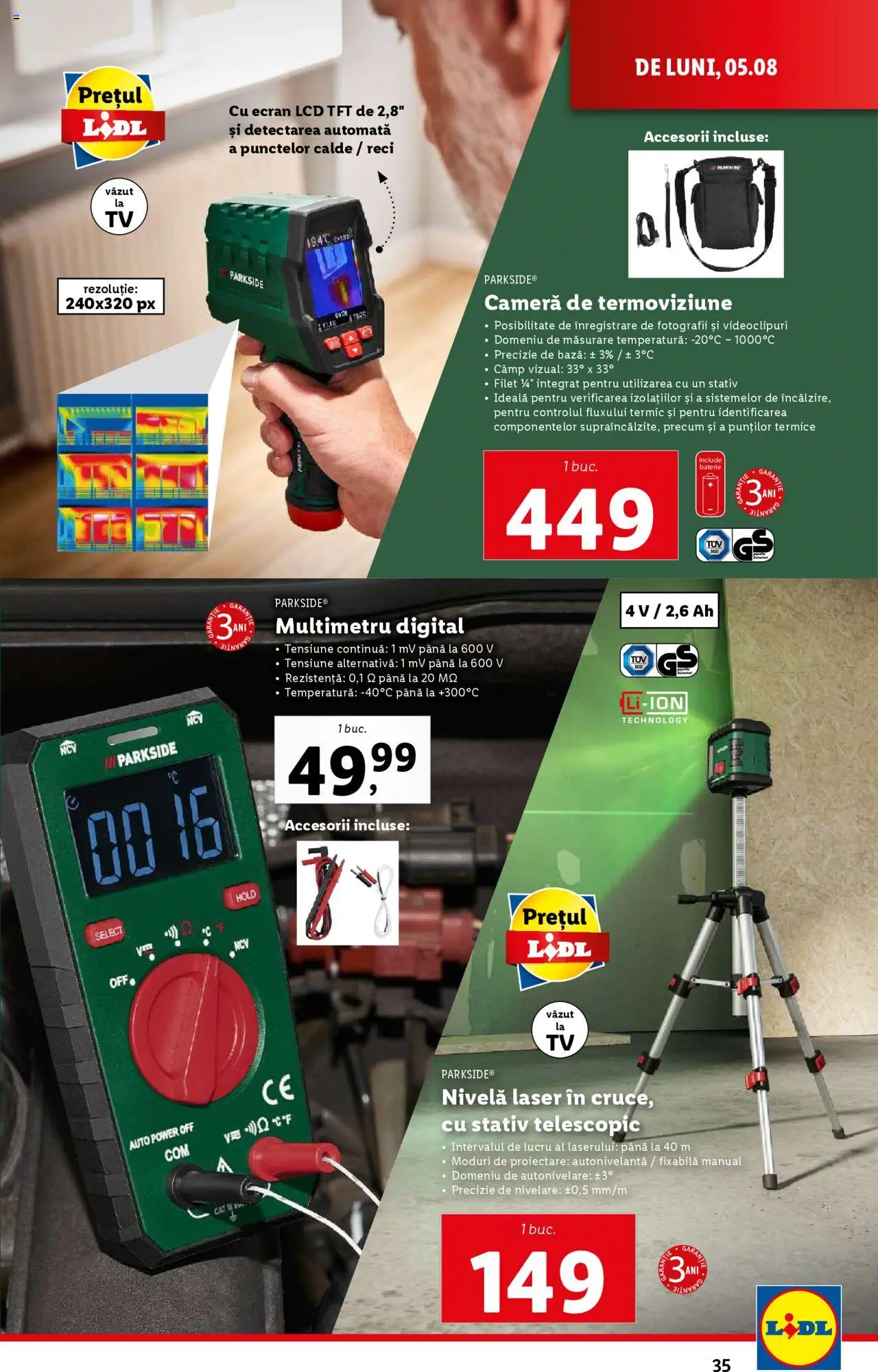 Catalog LIDL 5 - 11 August 2024 | Pagina 35