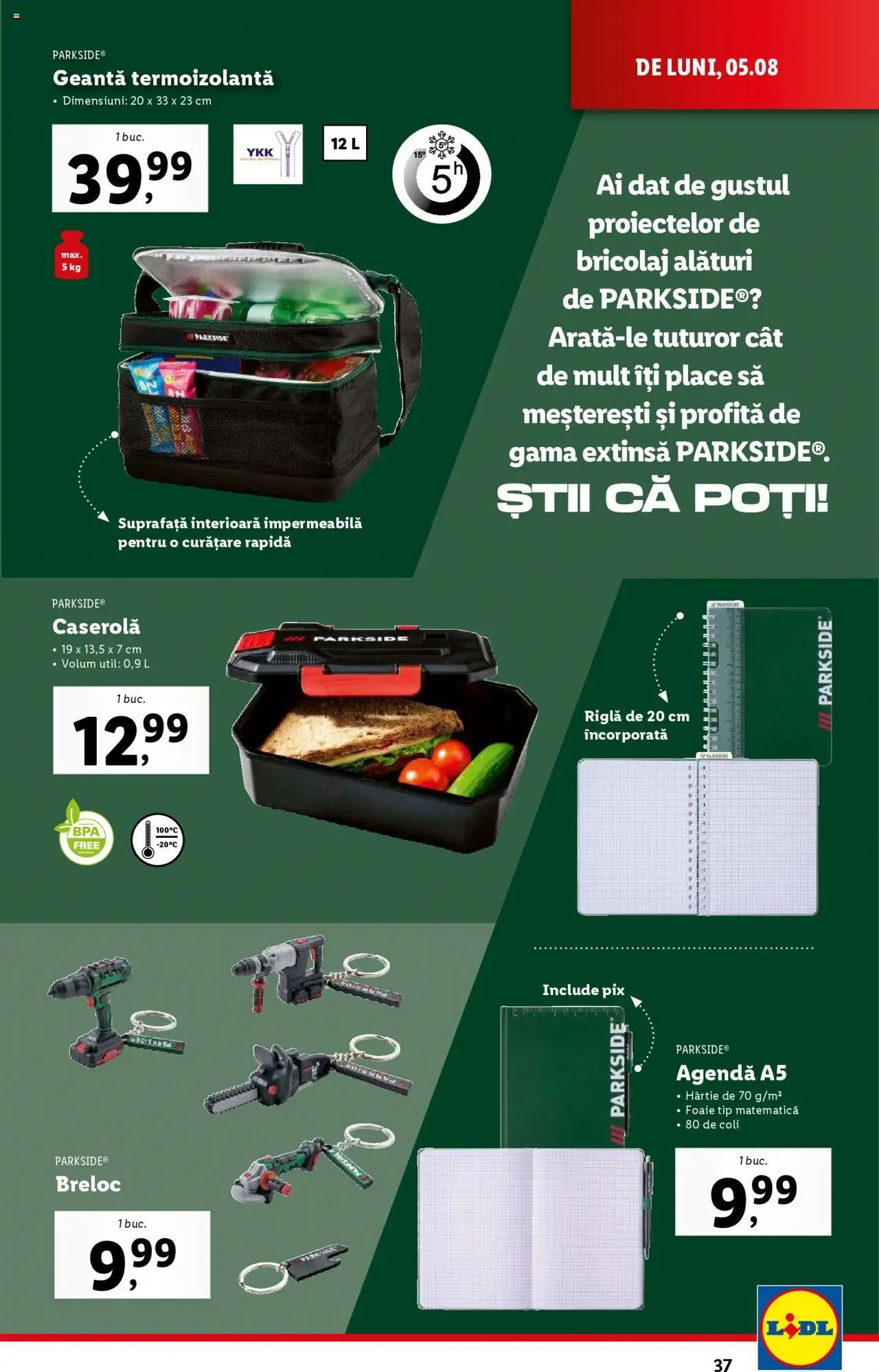 Catalog LIDL 5 - 11 August 2024 | Pagina 37
