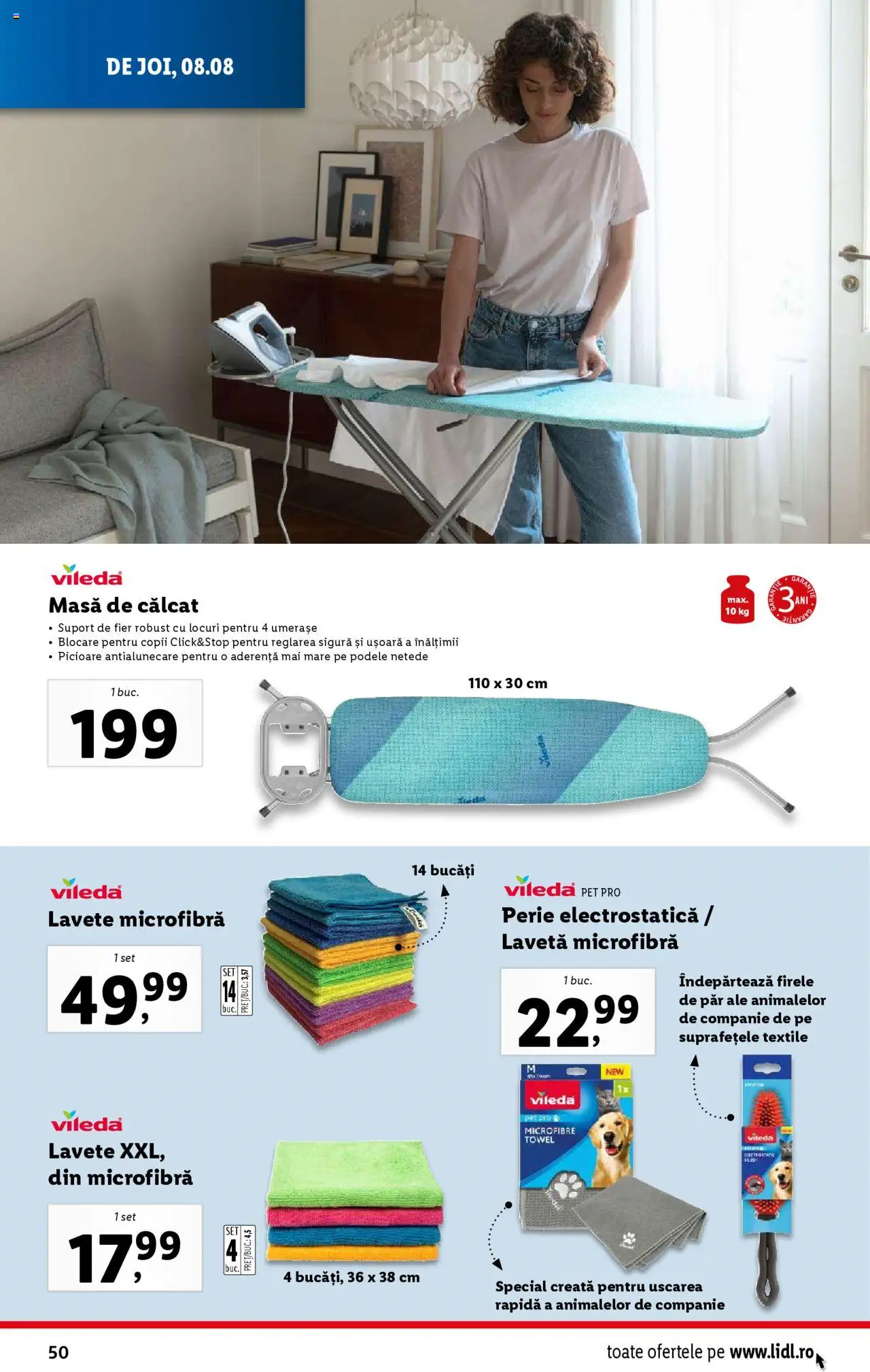 Catalog LIDL 5 - 11 August 2024 | Pagina 50