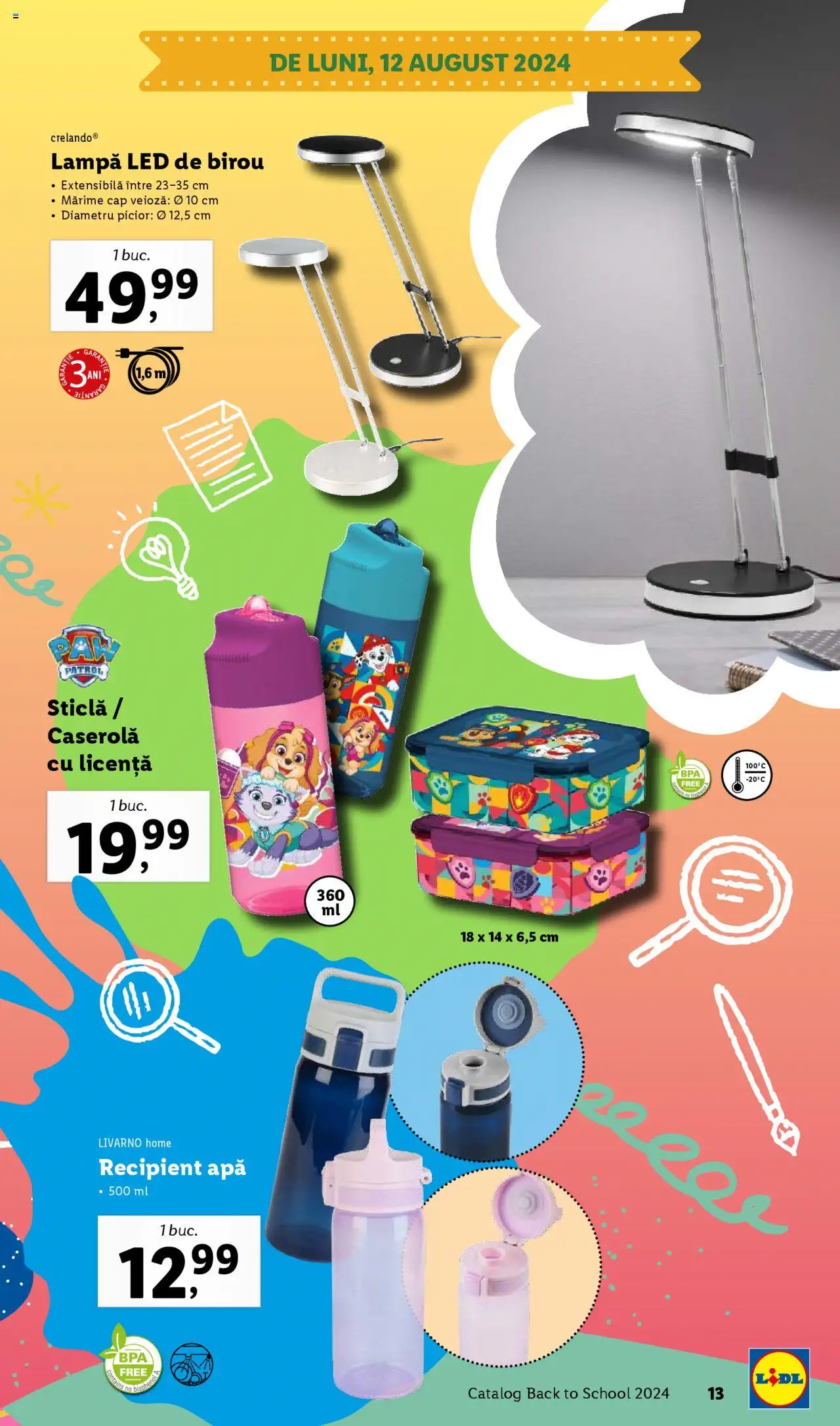 Catalog LIDL 12 August - 1 Septembrie 2024 | Pagina 13