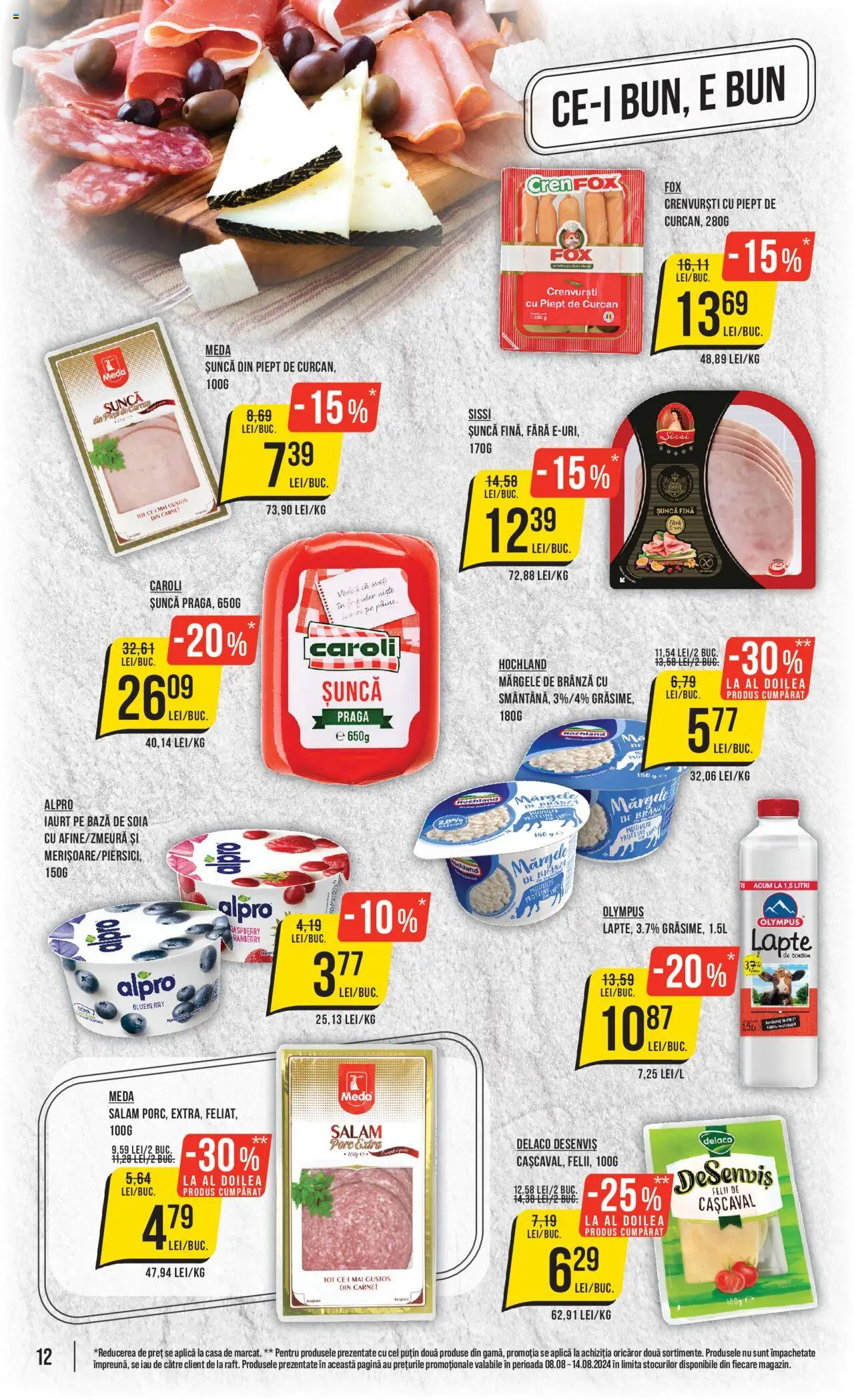 Catalog Mega Image 8 - 14 August 2024 | Pagina 12