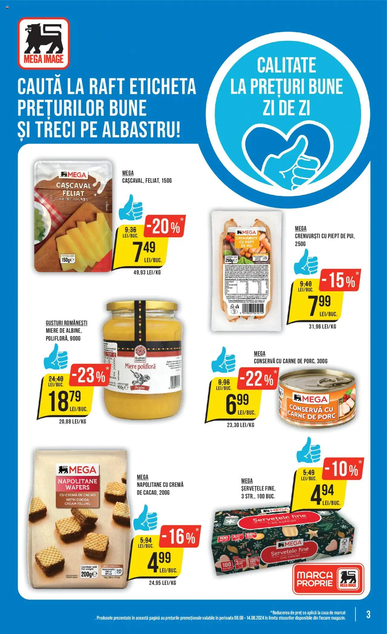 Catalog Mega Image 8 - 14 August 2024 | Pagina 3