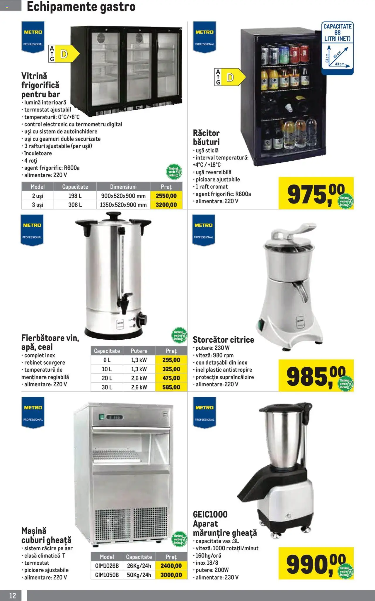 Catalog METRO 23 Iulie - 30 Septembrie 2024 | Pagina 12