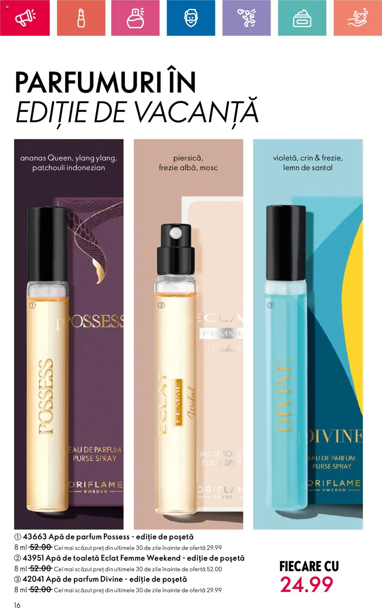 Catalog Oriflame 30 Iulie - 19 August 2024 | Pagina 16