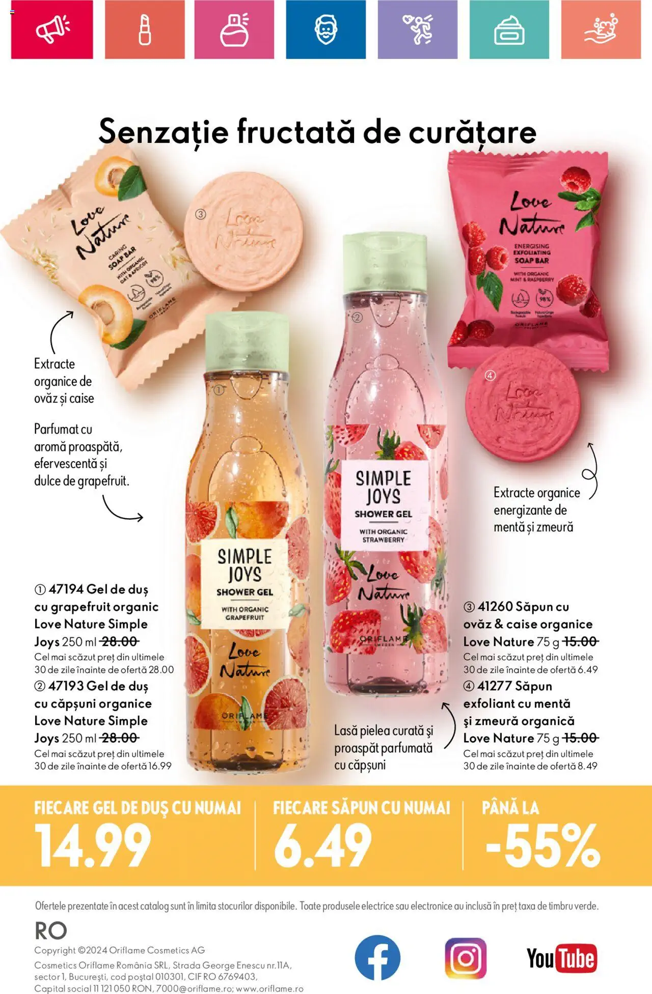 Catalog Oriflame 30 Iulie - 19 August 2024 | Pagina 164