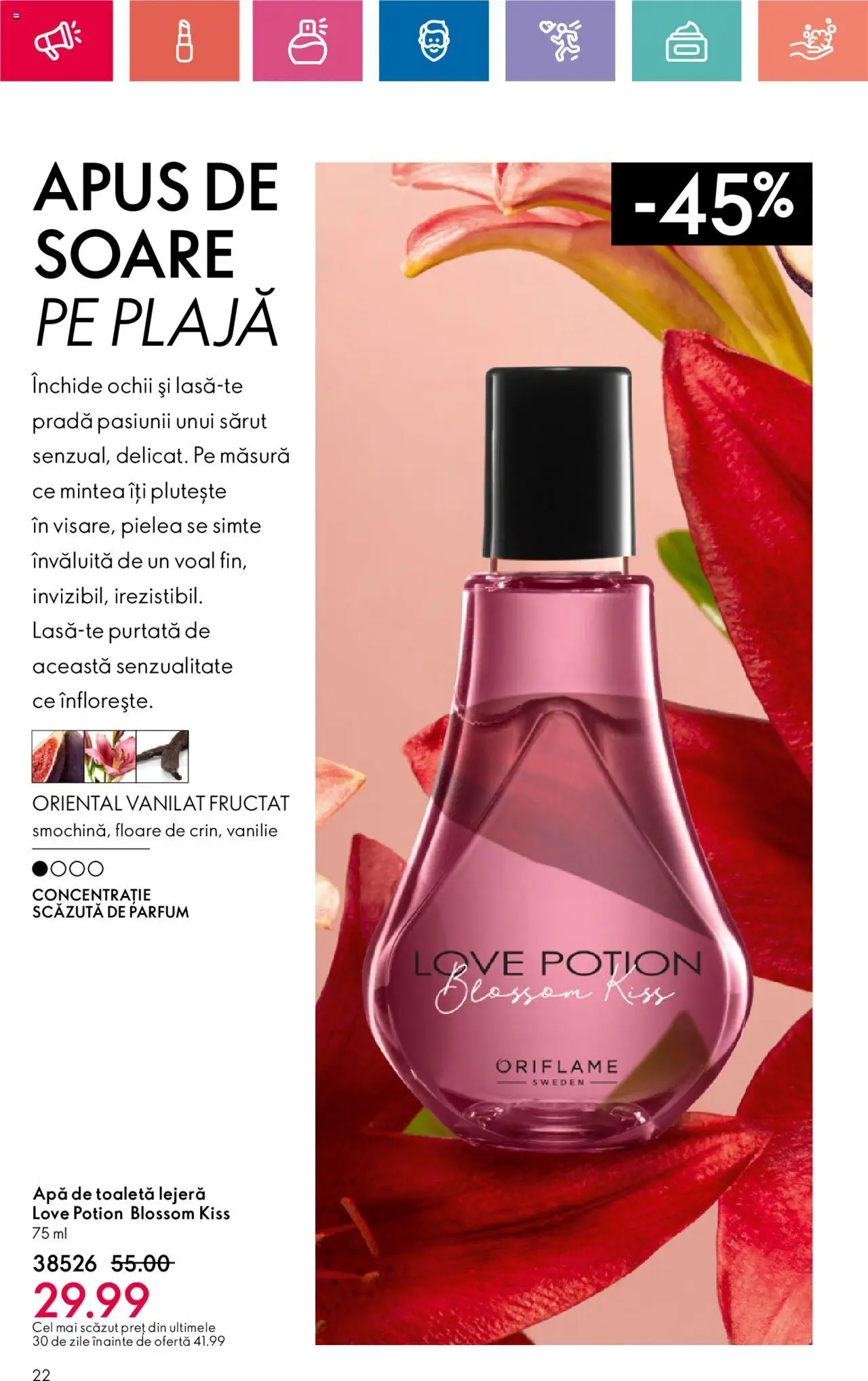Catalog Oriflame 30 Iulie - 19 August 2024 | Pagina 22