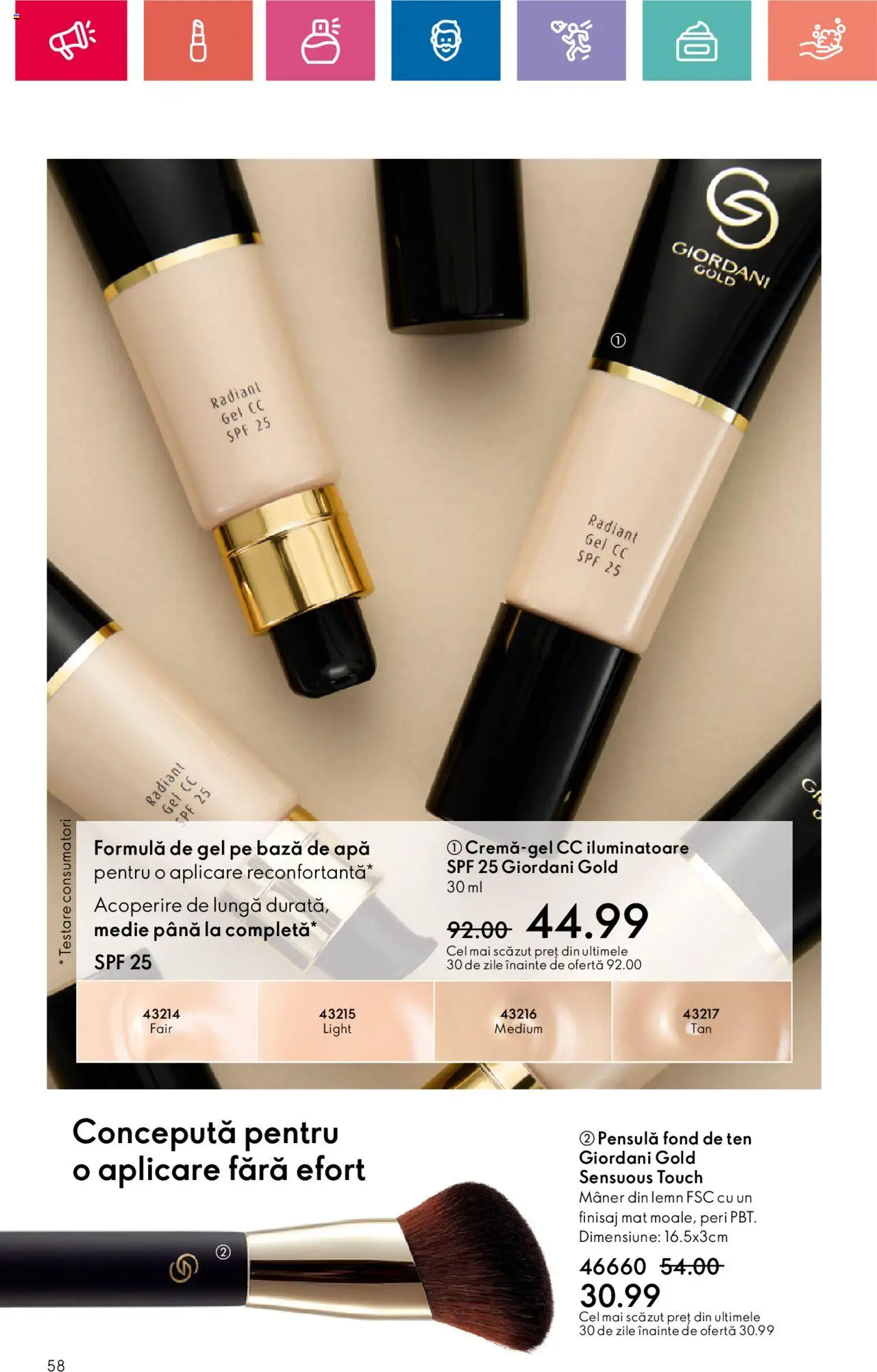 Catalog Oriflame 30 Iulie - 19 August 2024 | Pagina 58