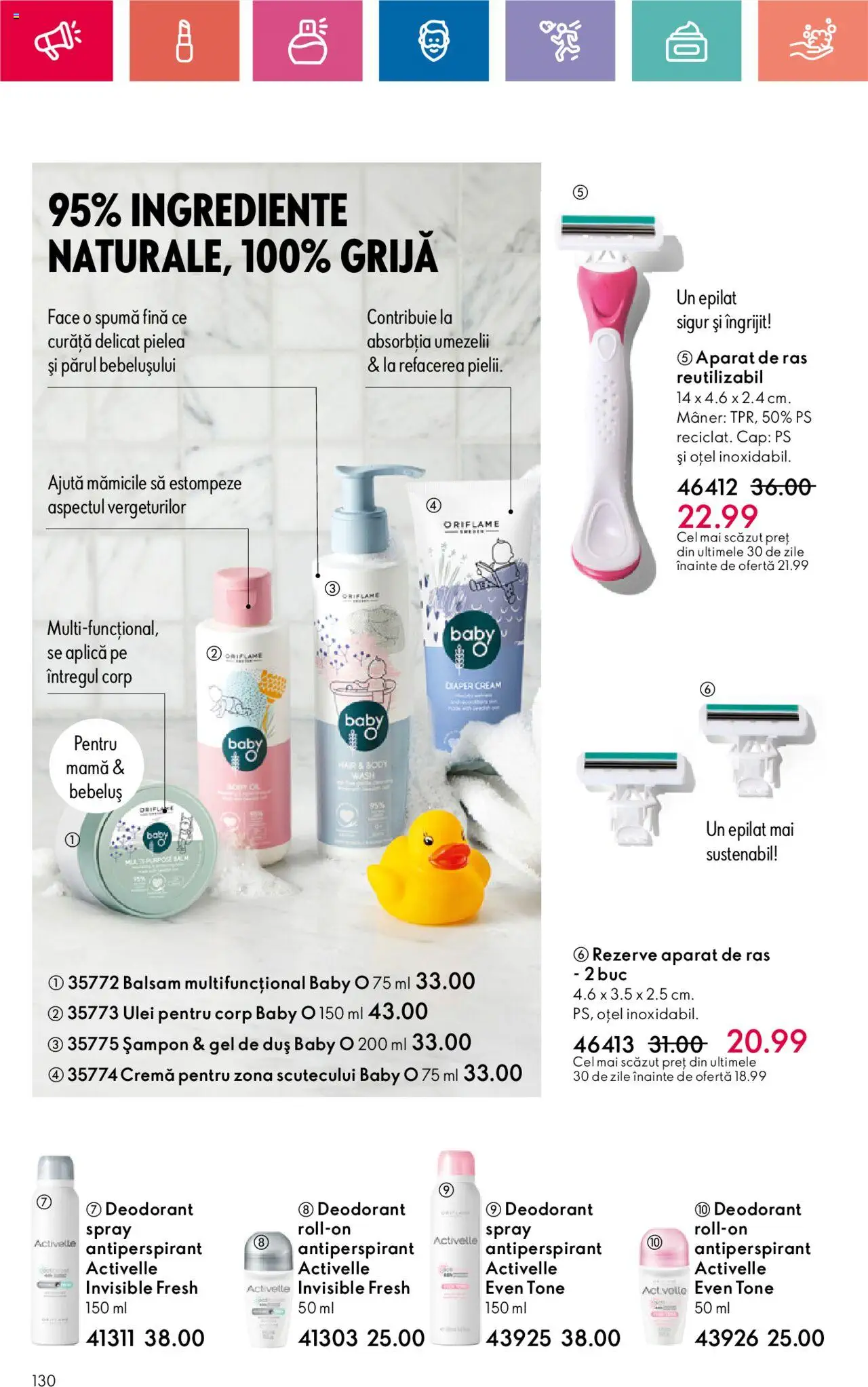 Catalog Oriflame 20 August - 9 Septembrie 2024 | Pagina 130