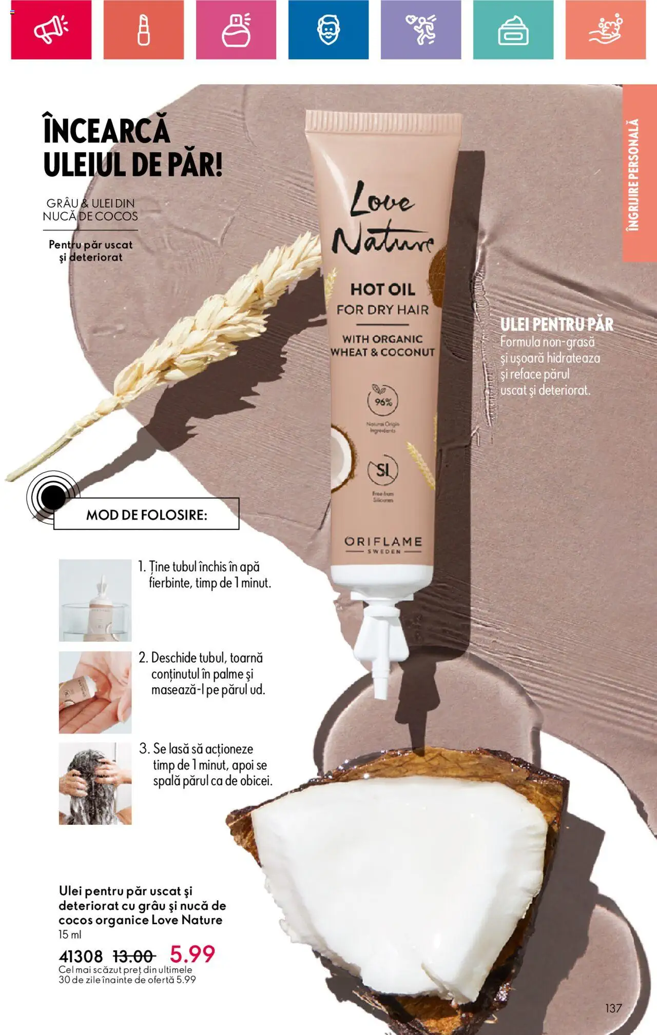 Catalog Oriflame 20 August - 9 Septembrie 2024 | Pagina 137