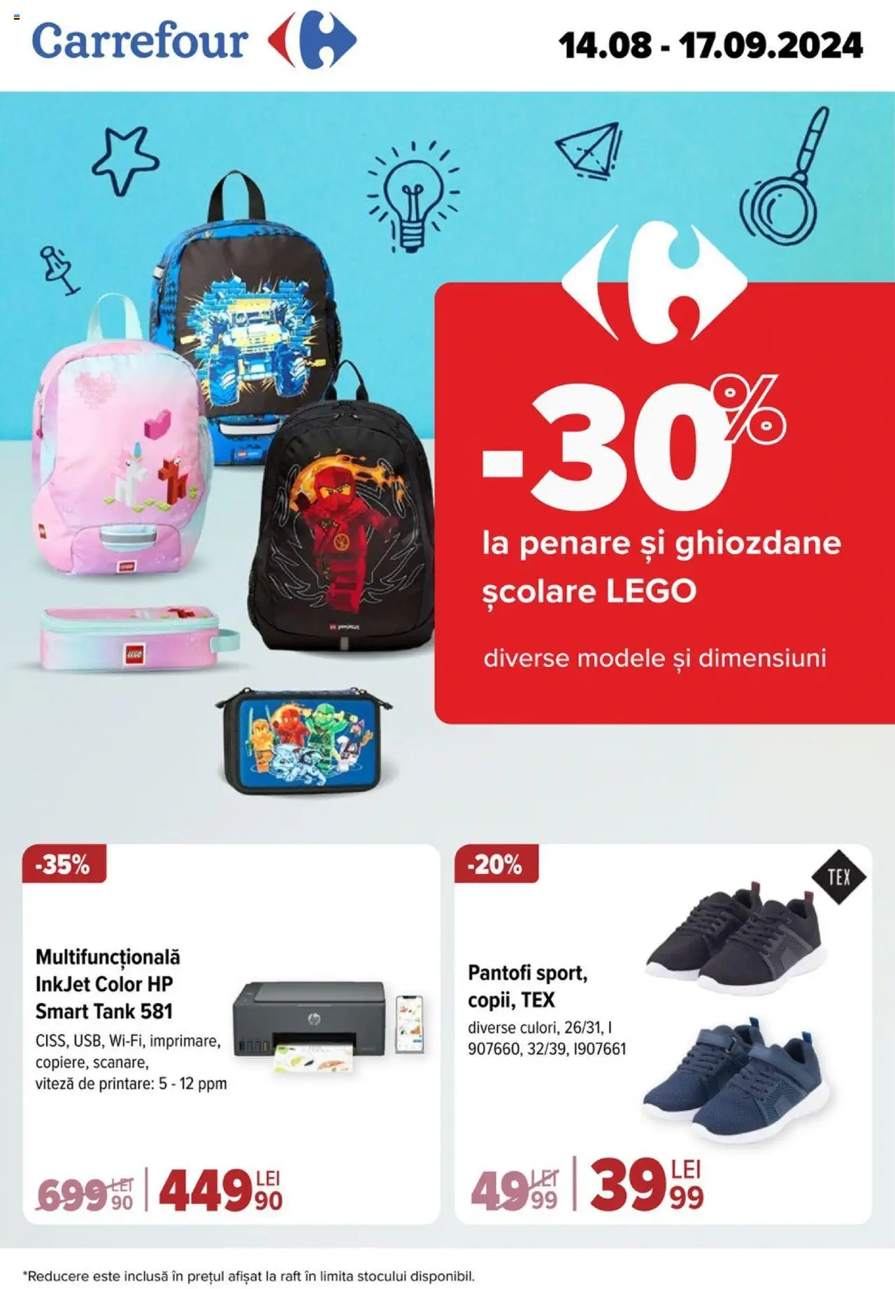 Catalog Carrefour 14 August - 17 Septembrie 2024 | Pagina 1