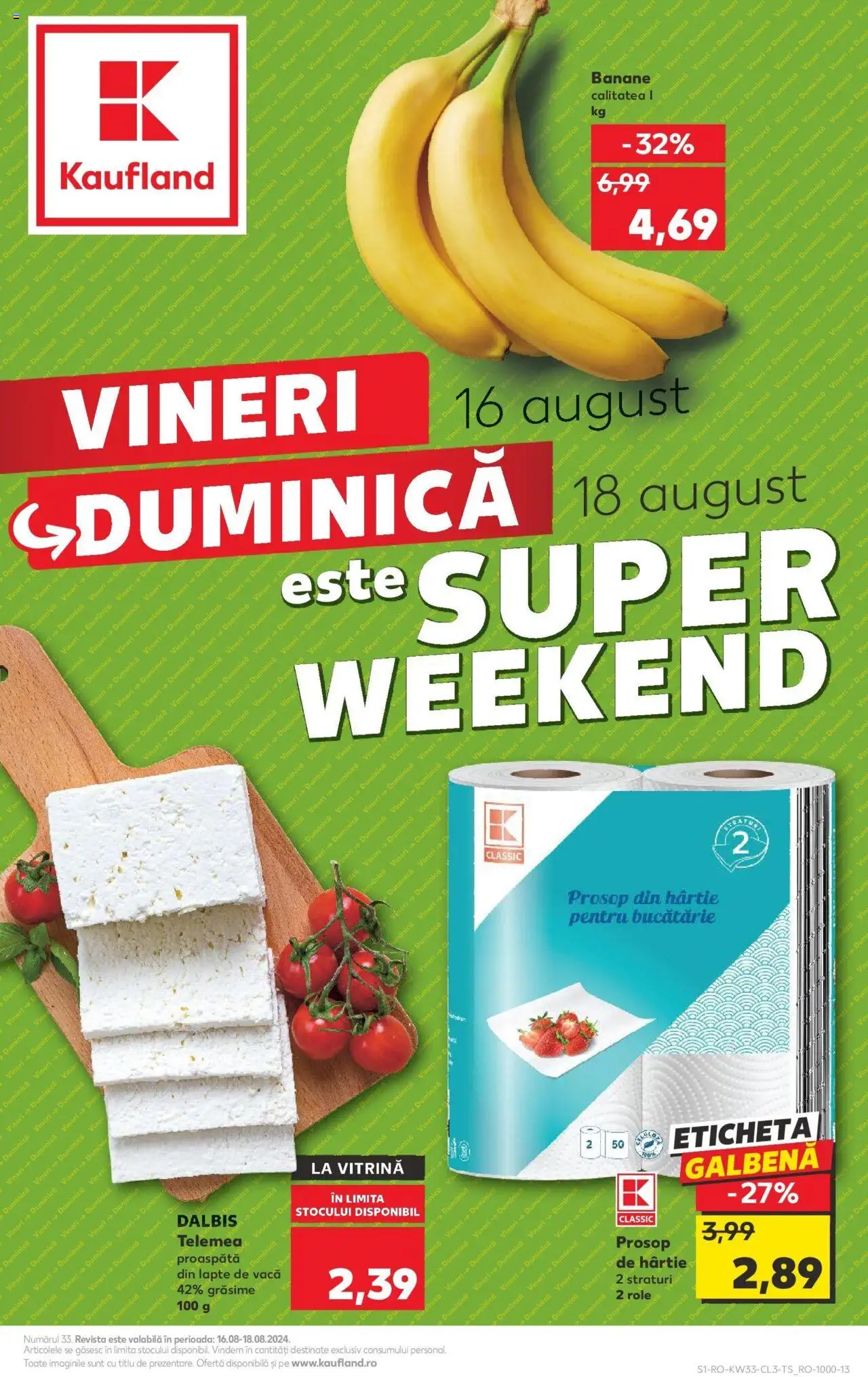 Catalog Kaufland 16 - 18 August 2024 | Pagina 1