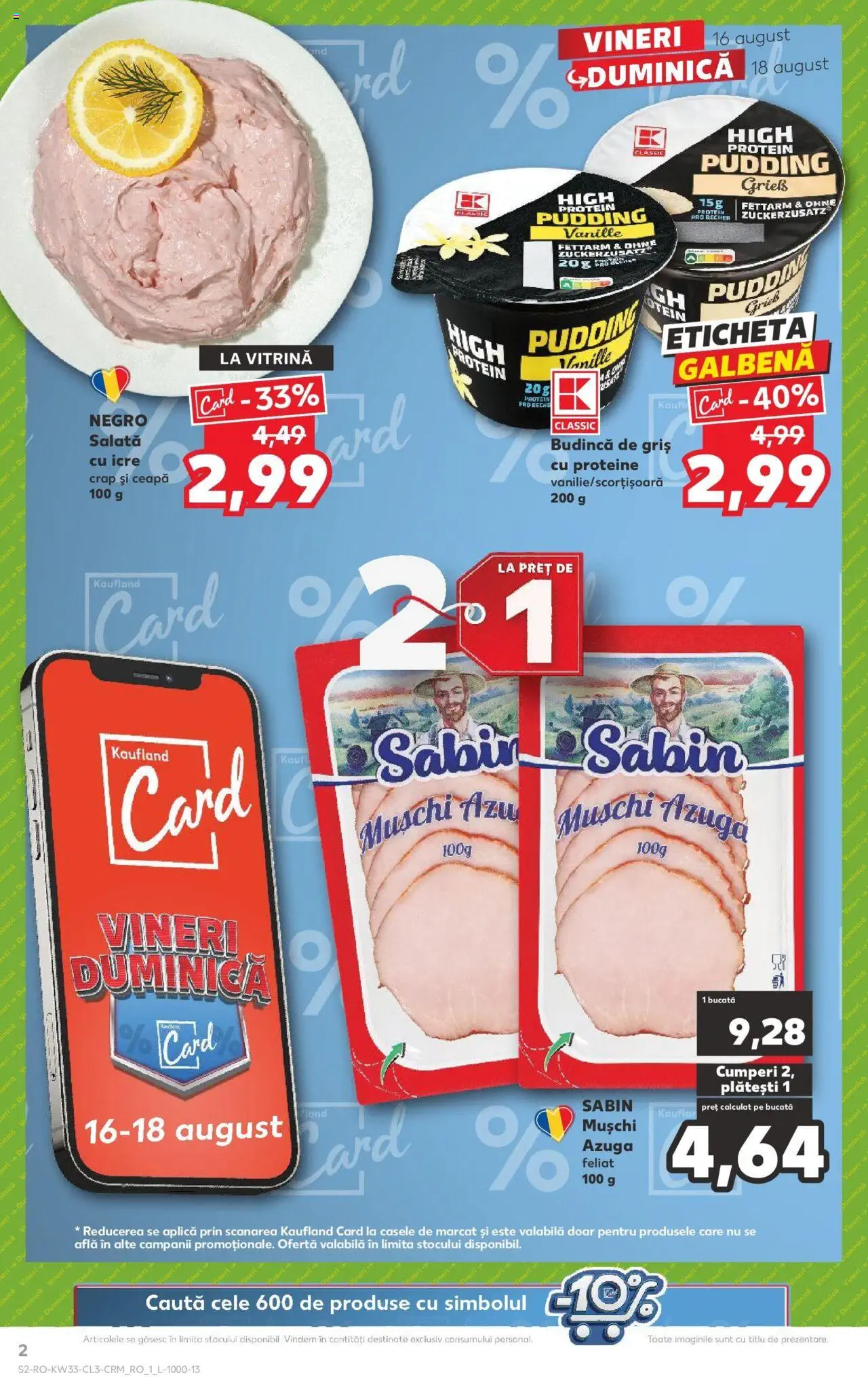 Catalog Kaufland 16 - 18 August 2024 | Pagina 2