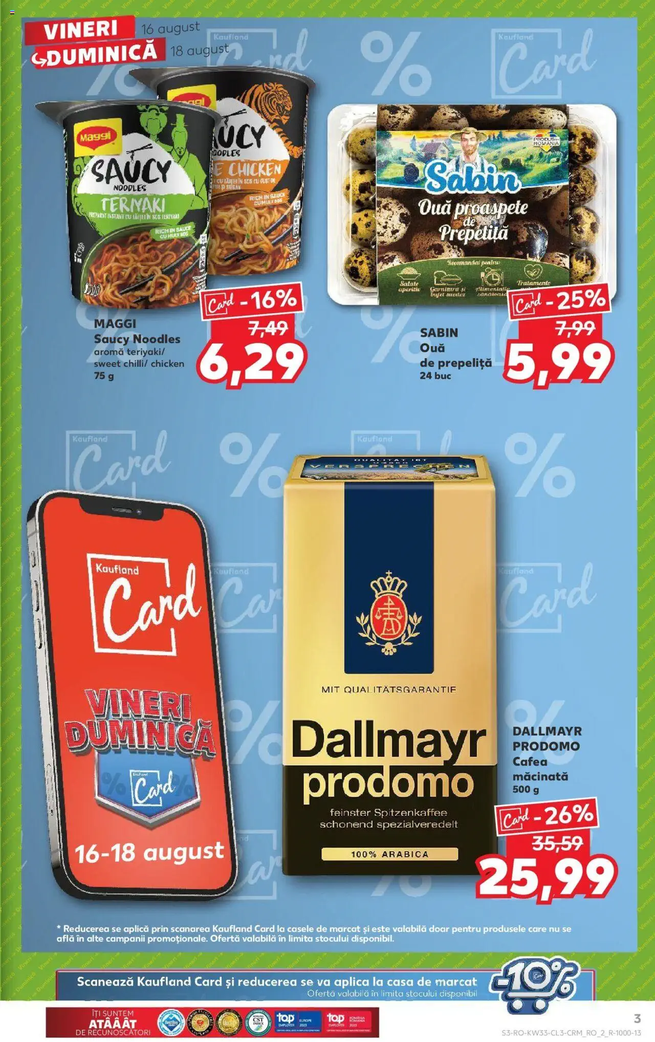 Catalog Kaufland 16 - 18 August 2024 | Pagina 3