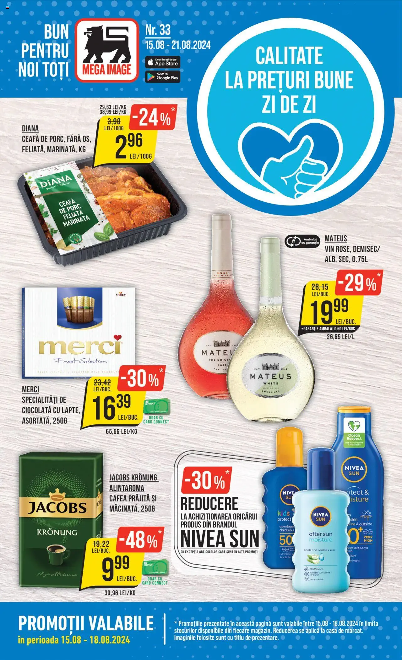 Catalog Mega Image 15 - 21 August 2024 | Pagina 1