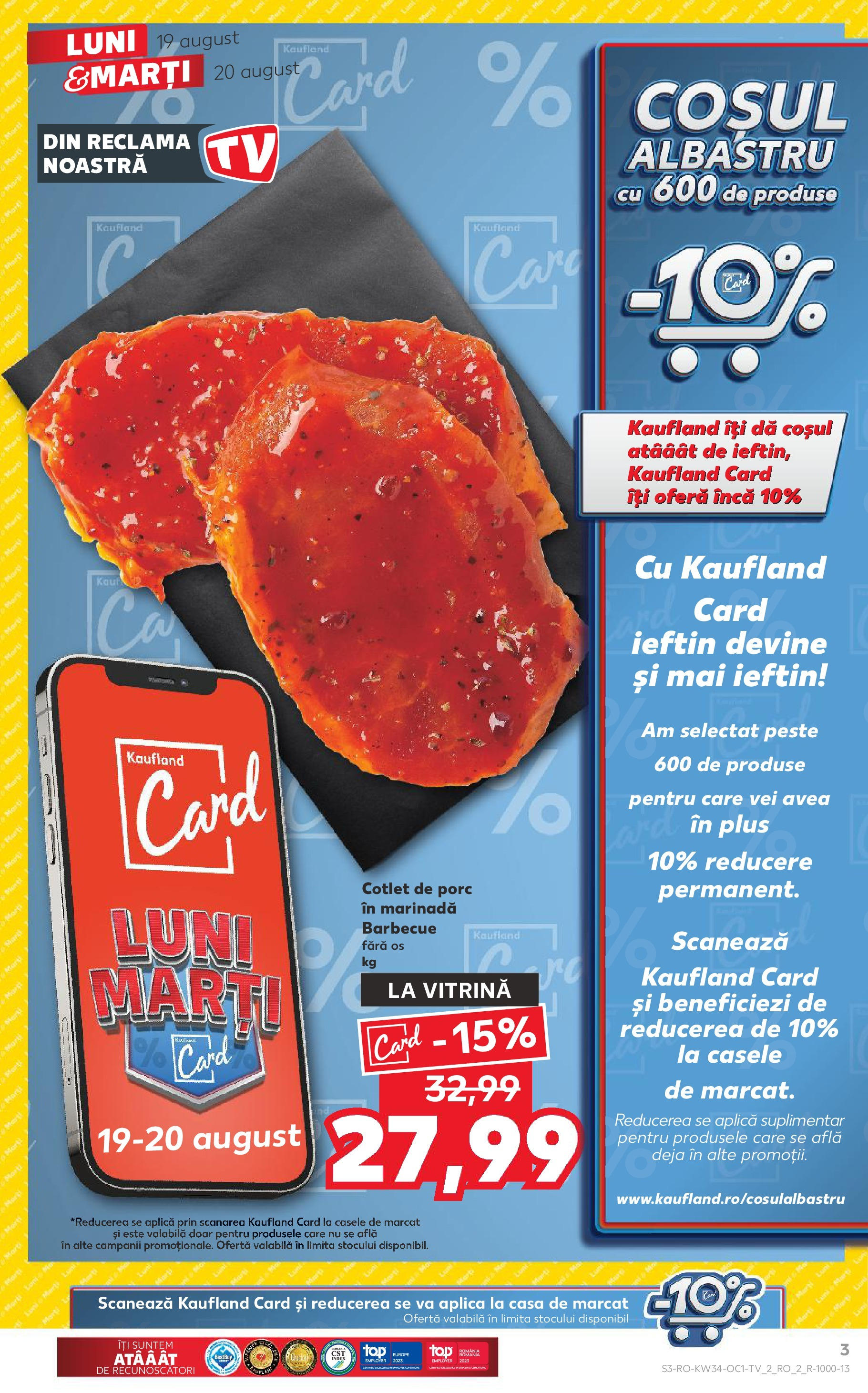 Catalog Kaufland 19 - 20 August 2024 | Pagina 3