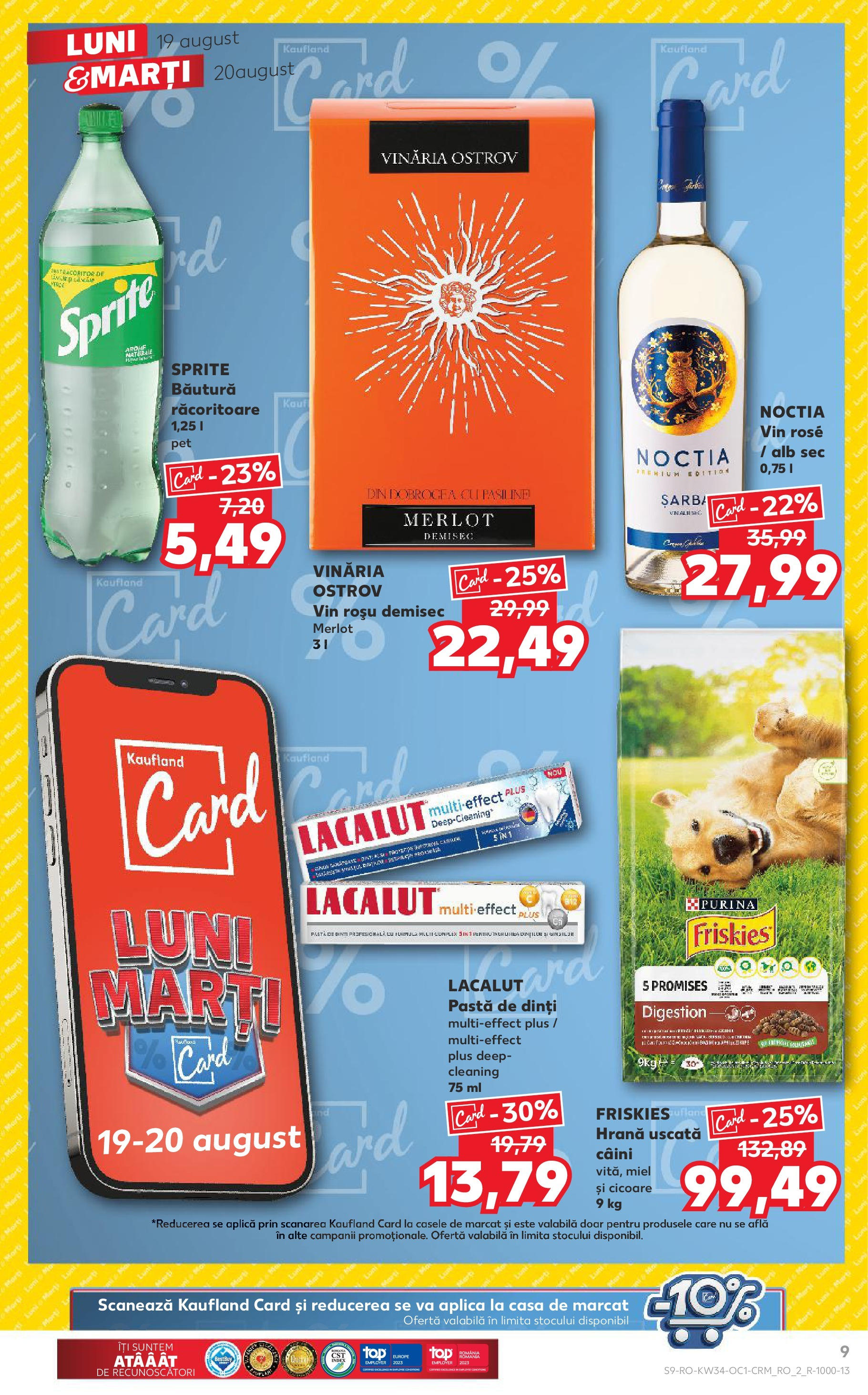 Catalog Kaufland 19 - 20 August 2024 | Pagina 9