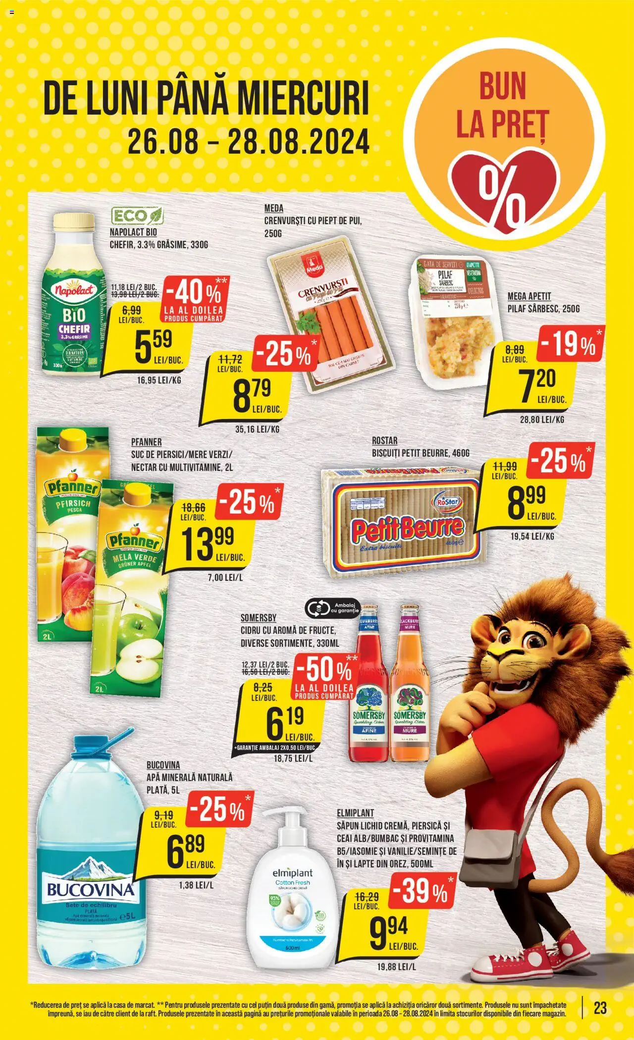 Catalog Mega Image 22 - 28 August 2024 | Pagina 23