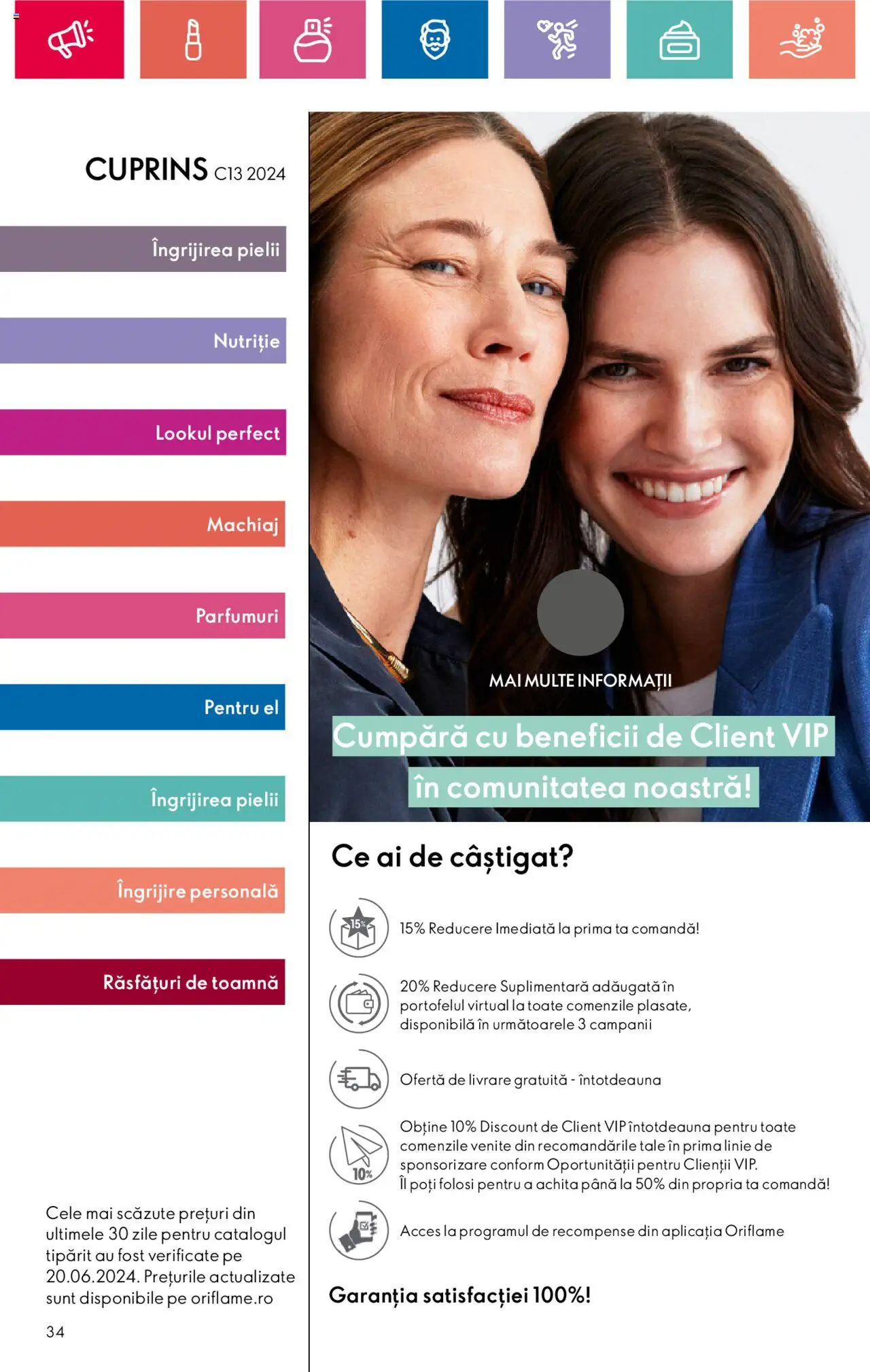 Catalog Oriflame 10 - 30 Septembrie 2024 | Pagina 34
