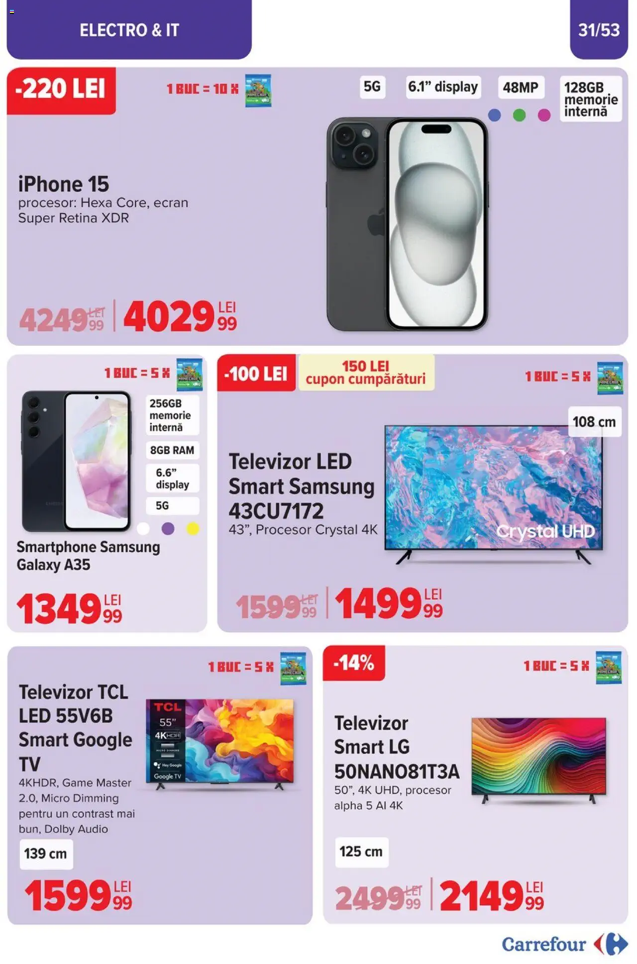 Catalog Carrefour 4 - 17 Septembrie 2024 | Pagina 31