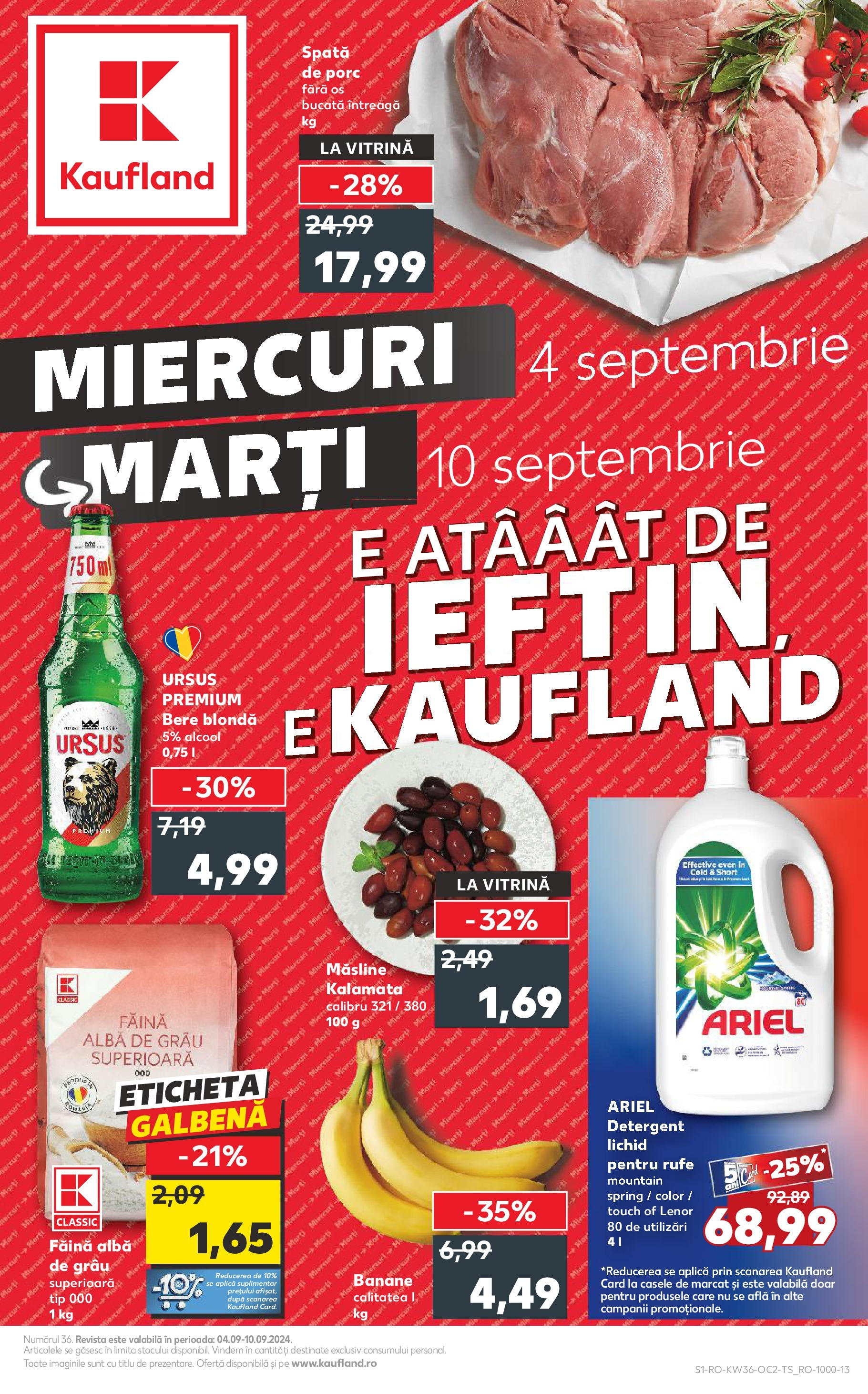 Catalog Kaufland 4 - 10 Septembrie 2024 | Pagina 1
