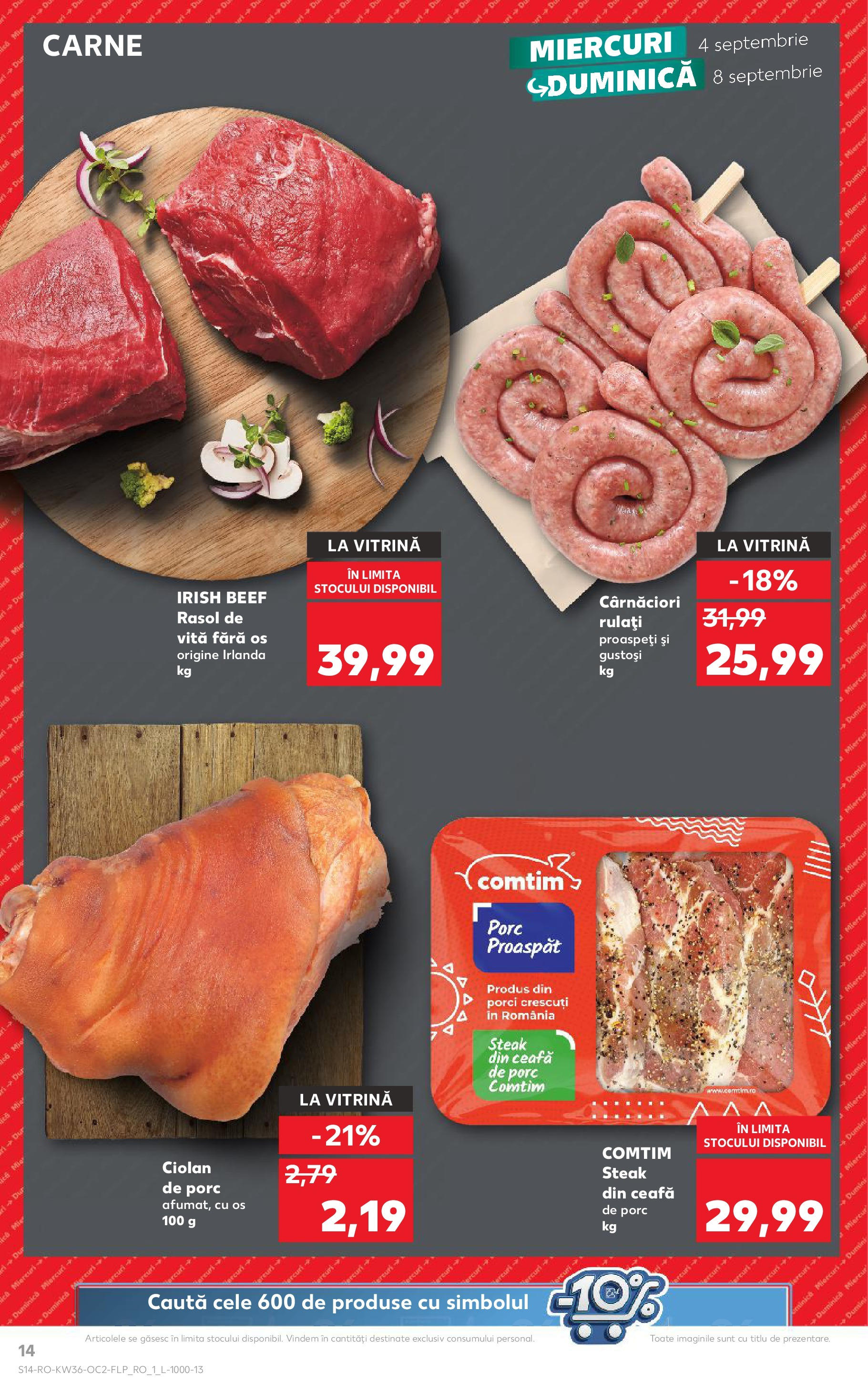 Catalog Kaufland 4 - 10 Septembrie 2024 | Pagina 14