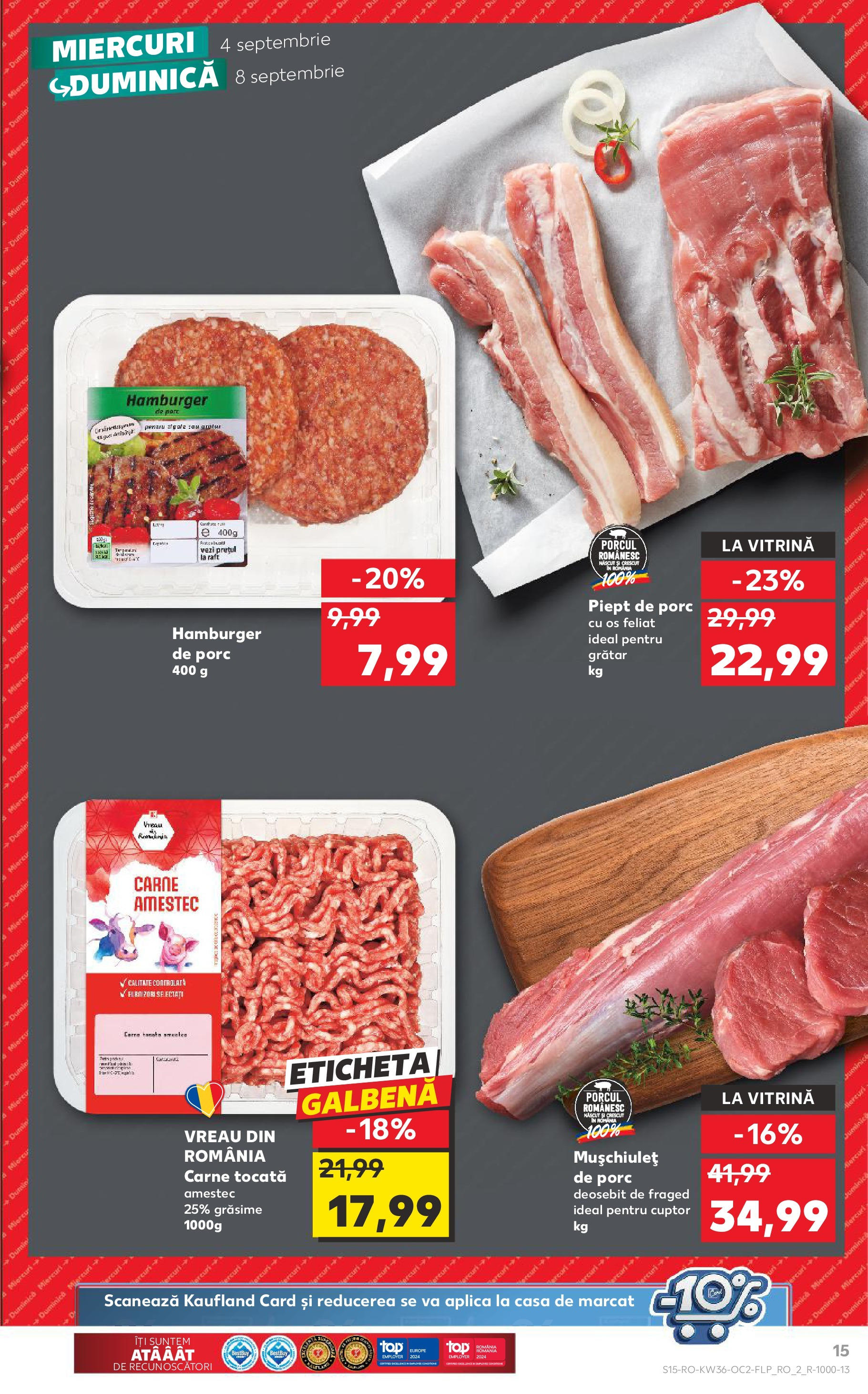 Catalog Kaufland 4 - 10 Septembrie 2024 | Pagina 15