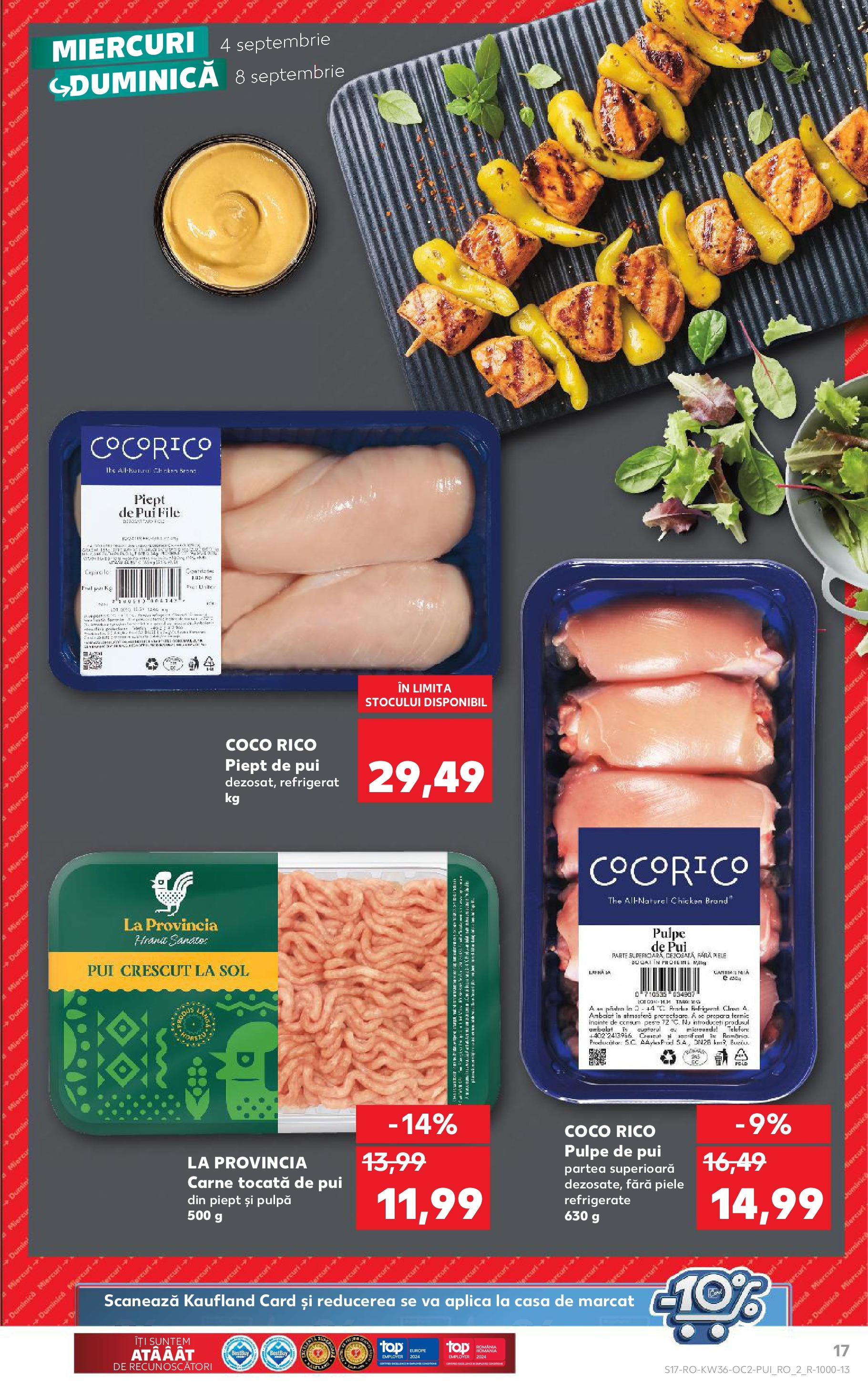 Catalog Kaufland 4 - 10 Septembrie 2024 | Pagina 17