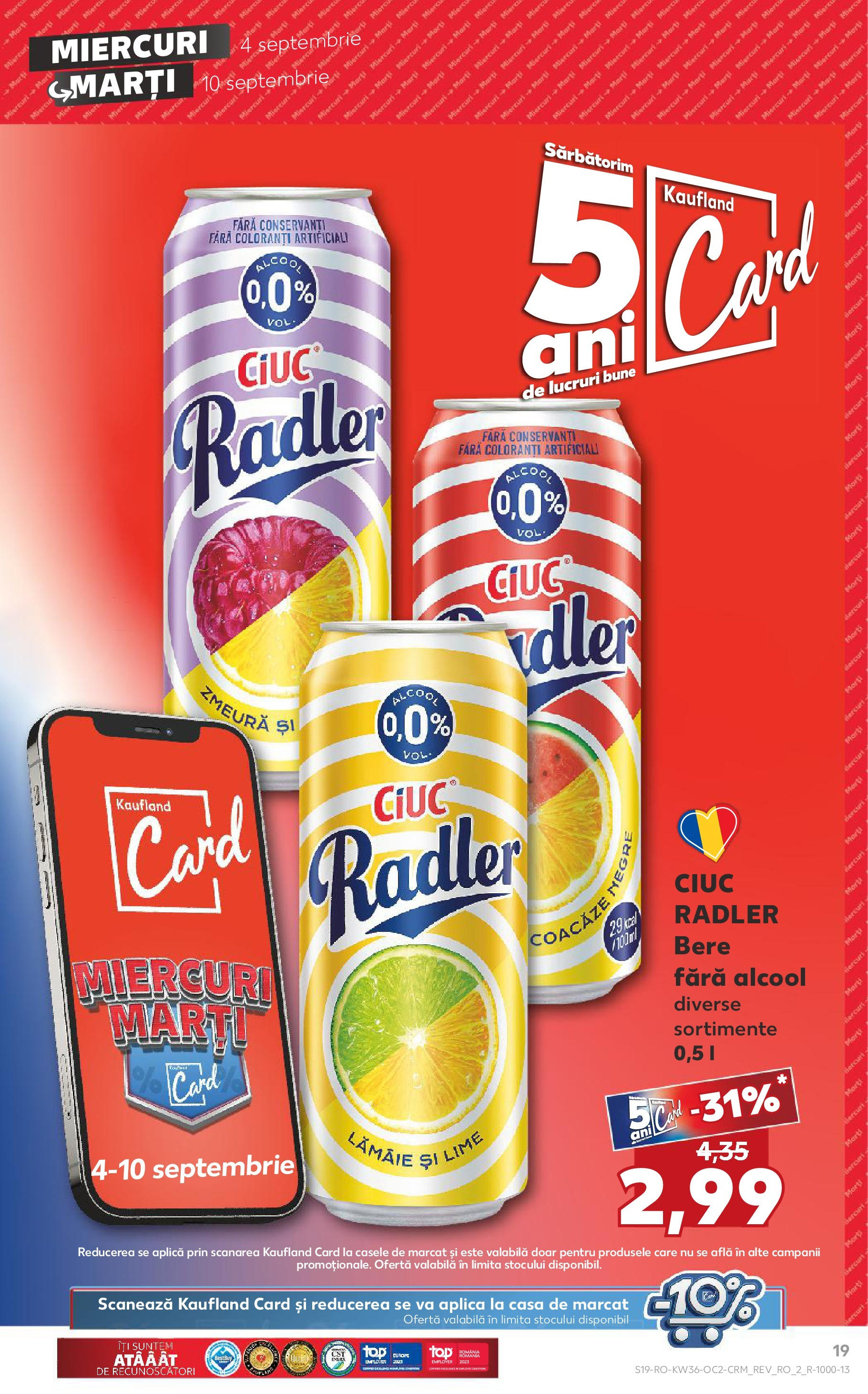 Catalog Kaufland 4 - 10 Septembrie 2024 | Pagina 19