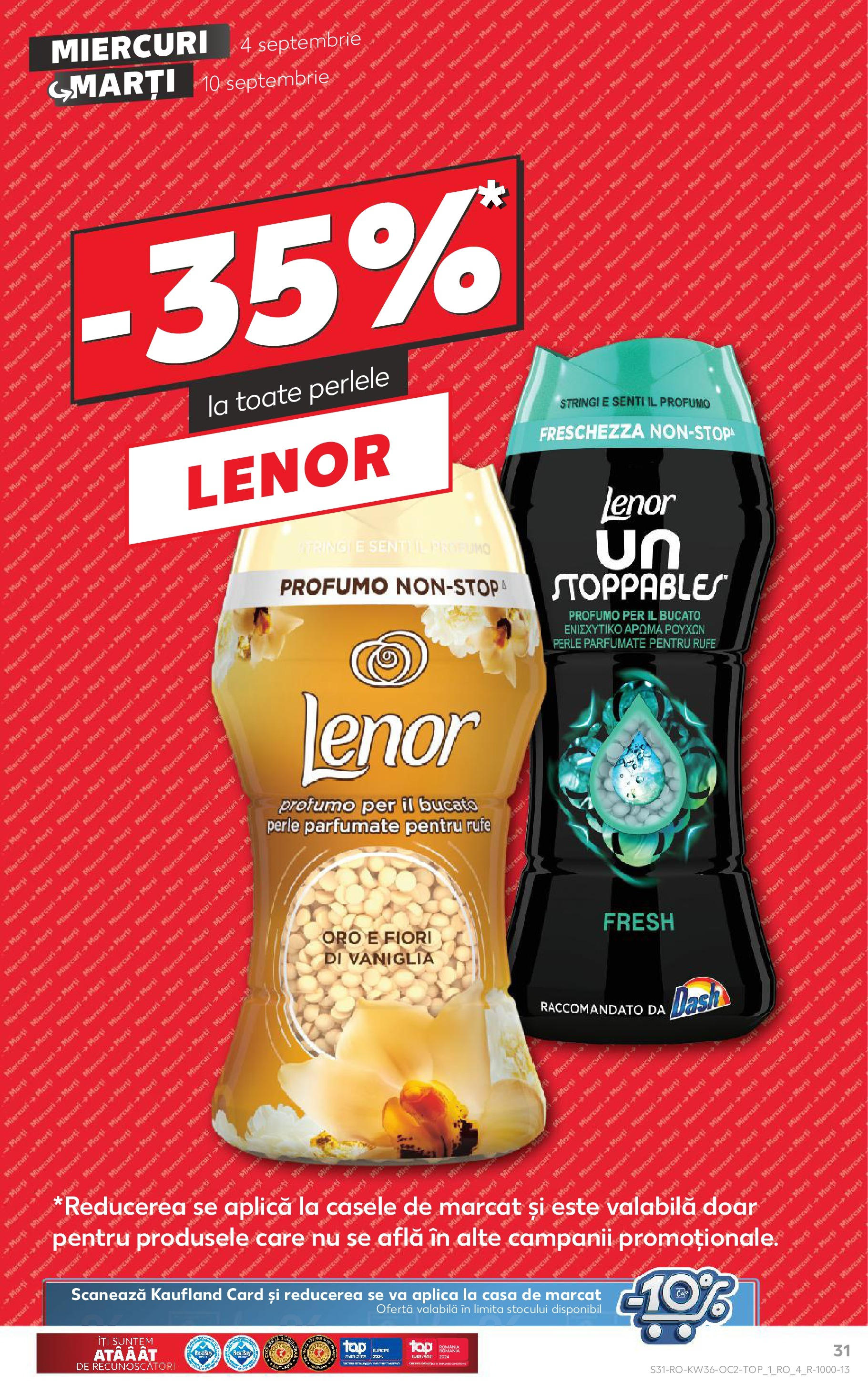 Catalog Kaufland 4 - 10 Septembrie 2024 | Pagina 31