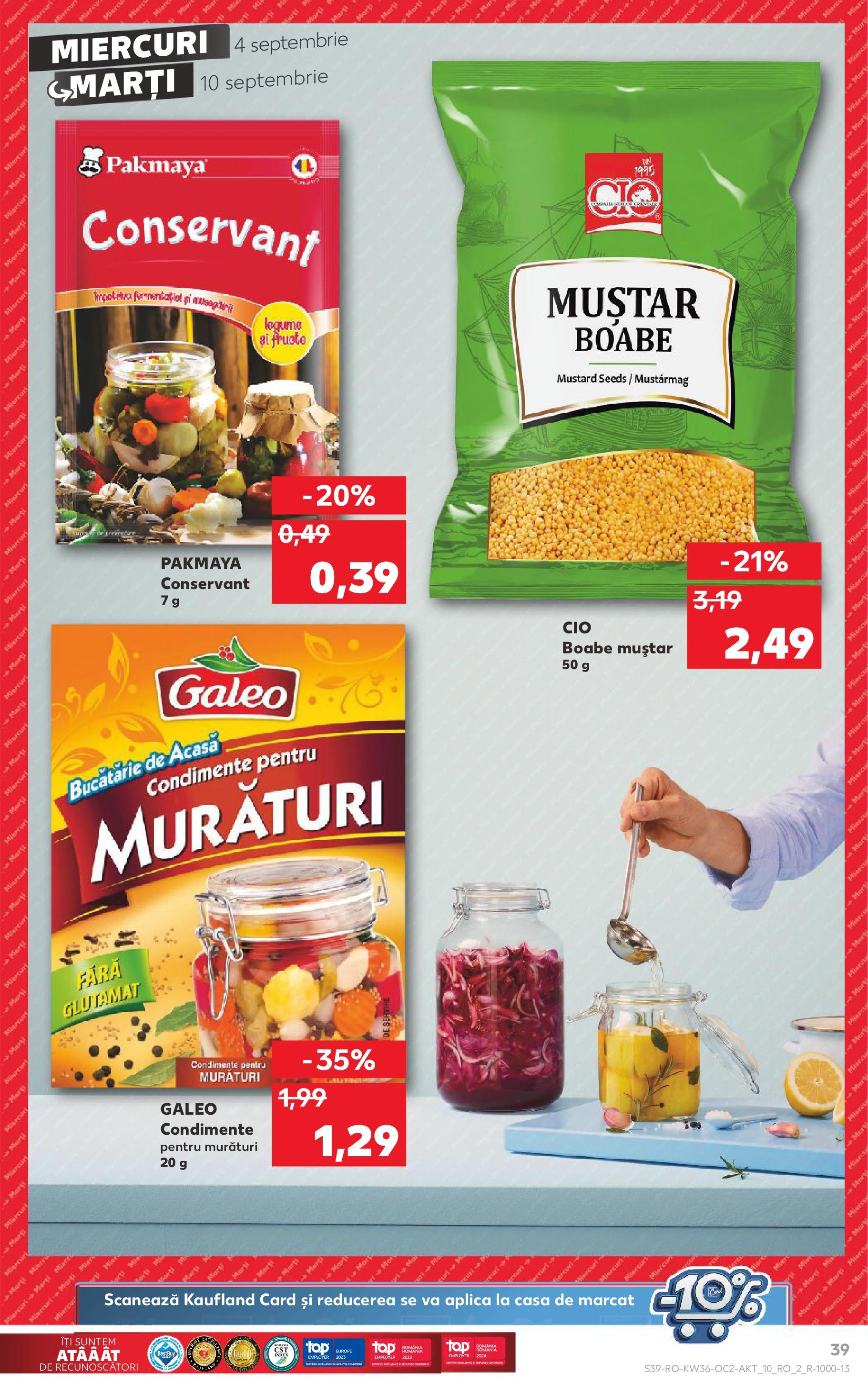 Catalog Kaufland 4 - 10 Septembrie 2024 | Pagina 39