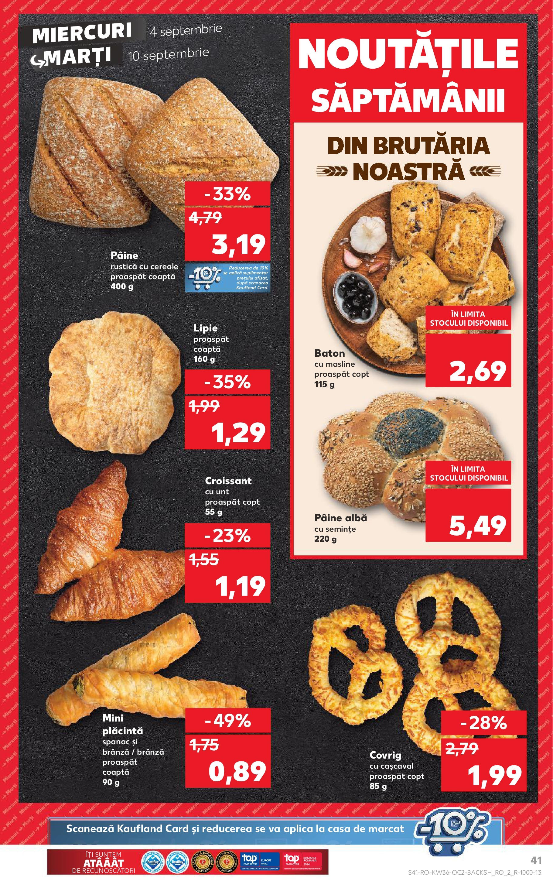 Catalog Kaufland 4 - 10 Septembrie 2024 | Pagina 41