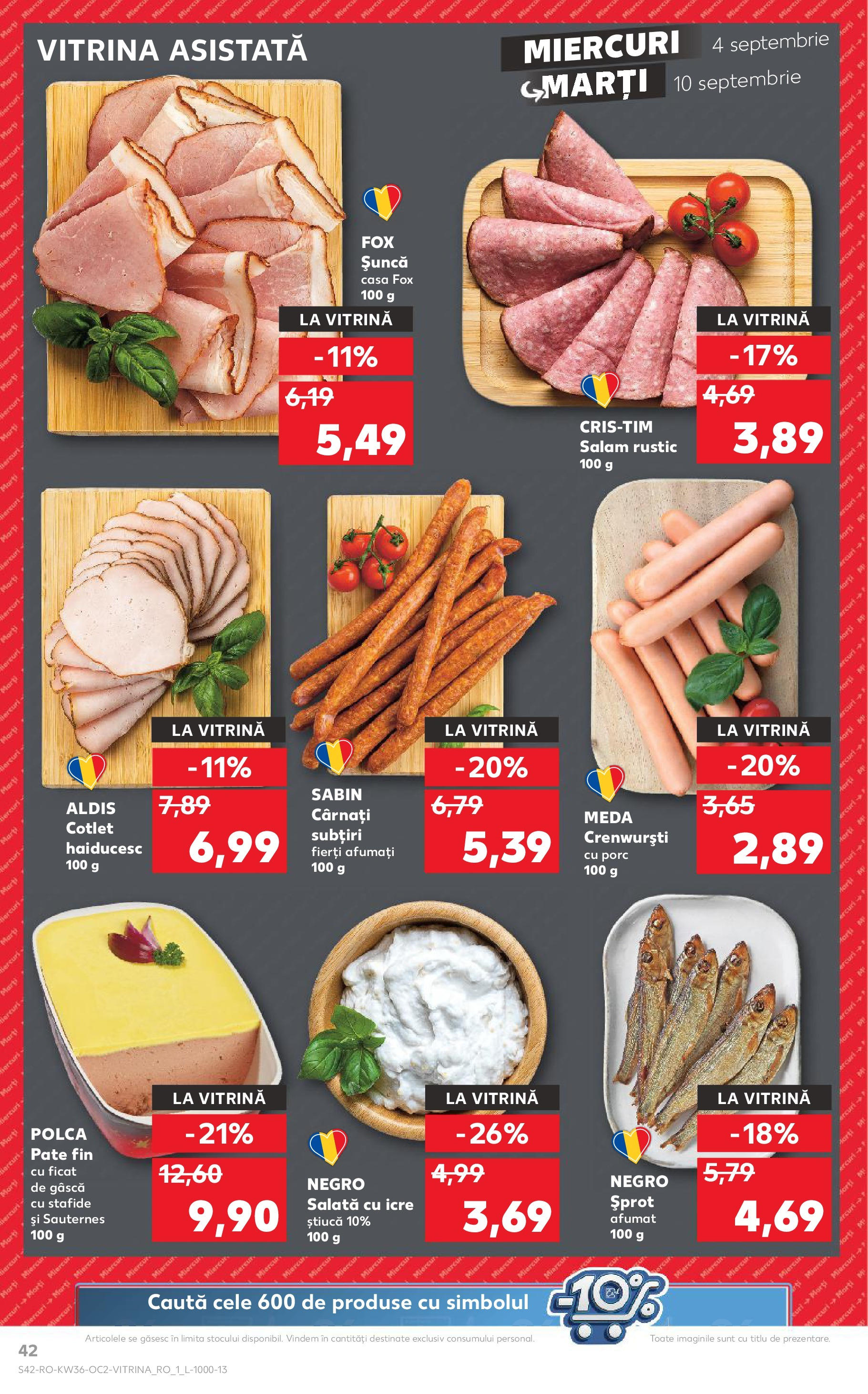 Catalog Kaufland 4 - 10 Septembrie 2024 | Pagina 42