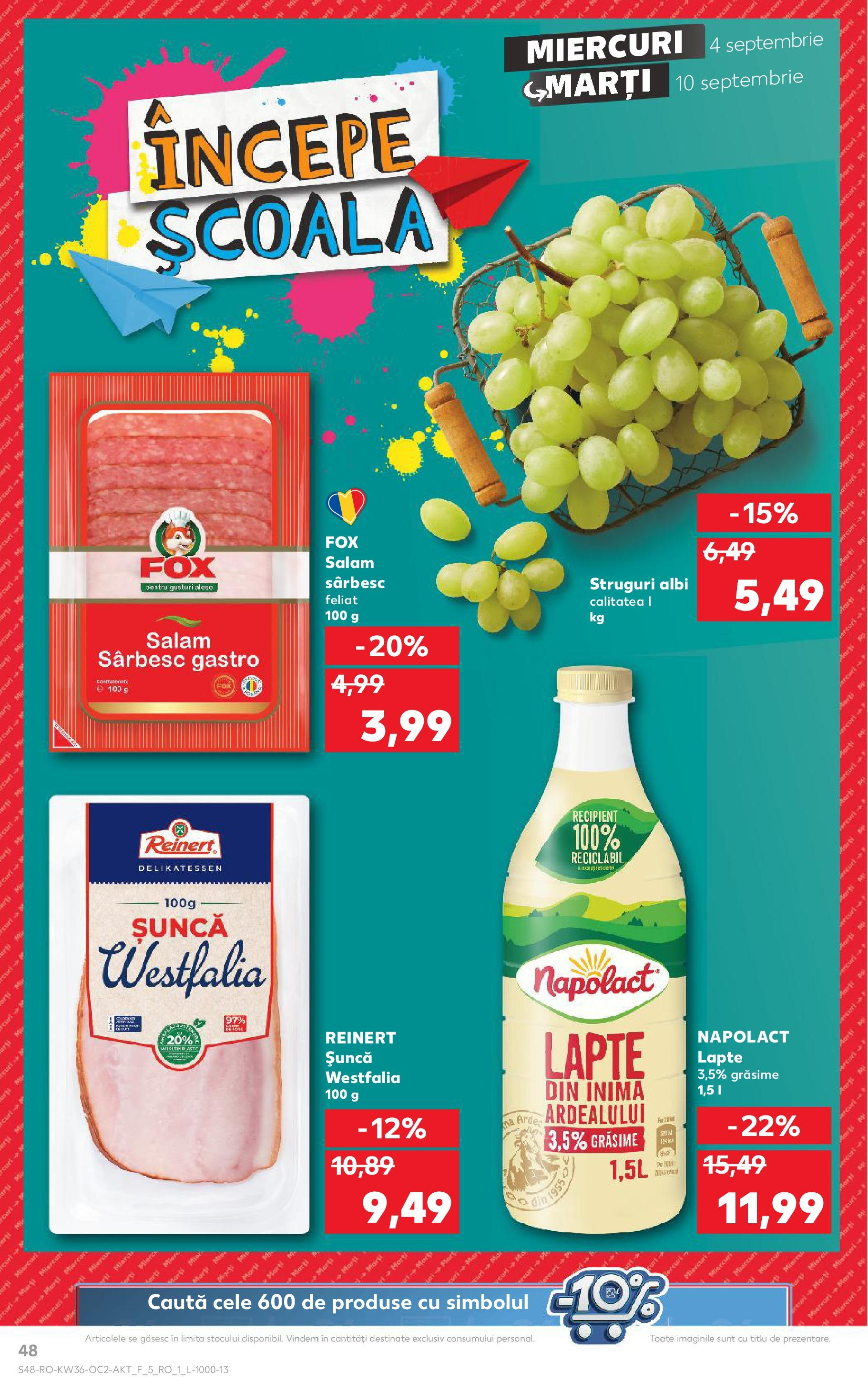 Catalog Kaufland 4 - 10 Septembrie 2024 | Pagina 48