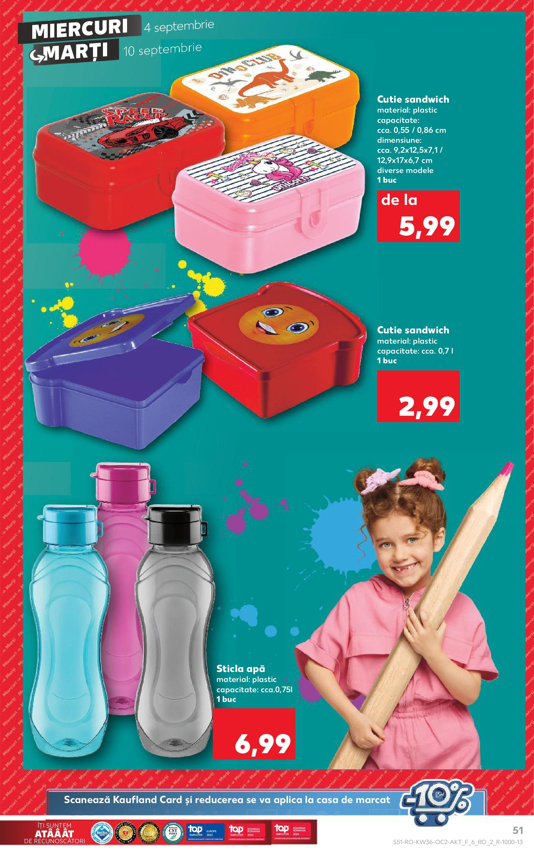 Catalog Kaufland 4 - 10 Septembrie 2024 | Pagina 51