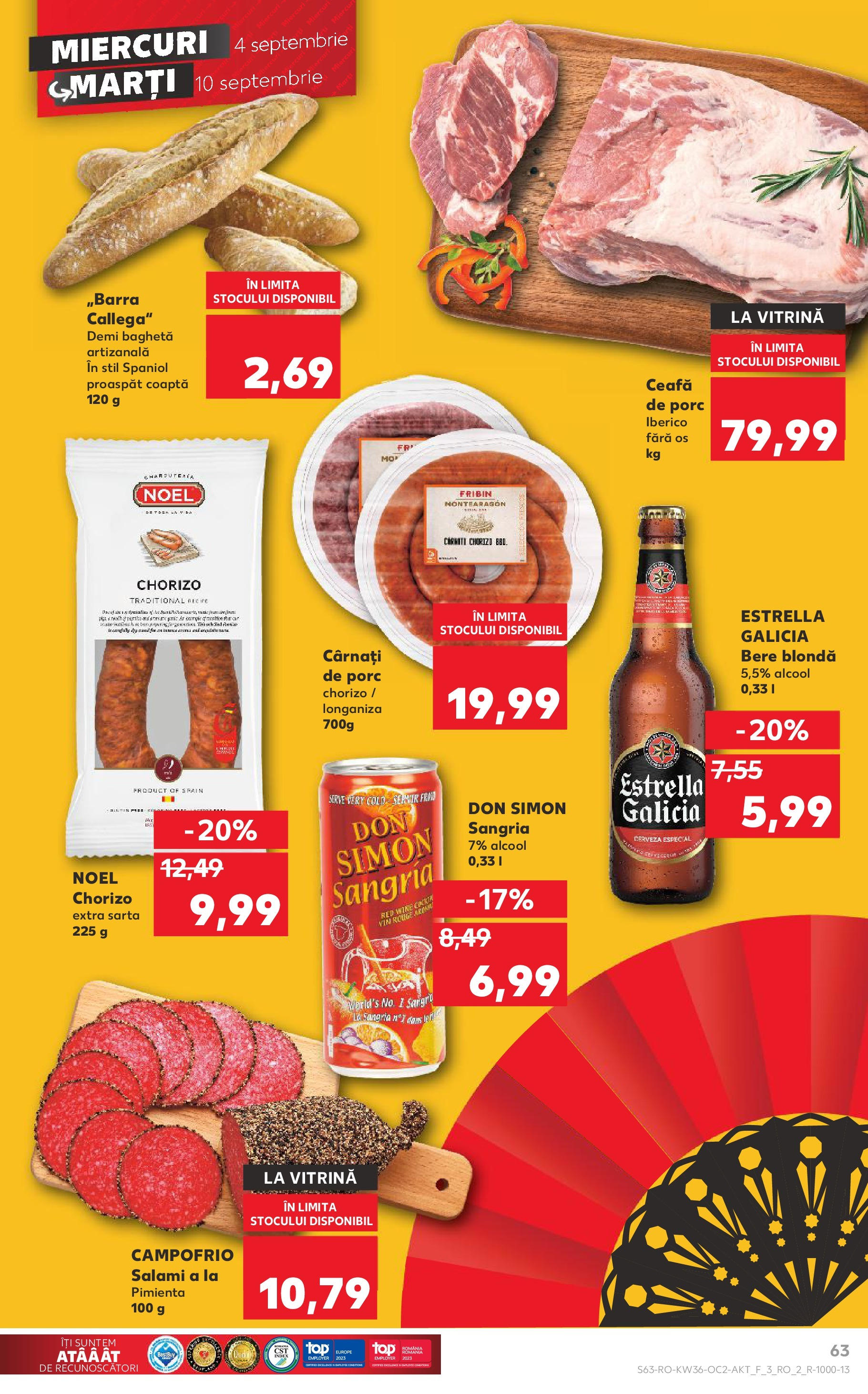 Catalog Kaufland 4 - 10 Septembrie 2024 | Pagina 63