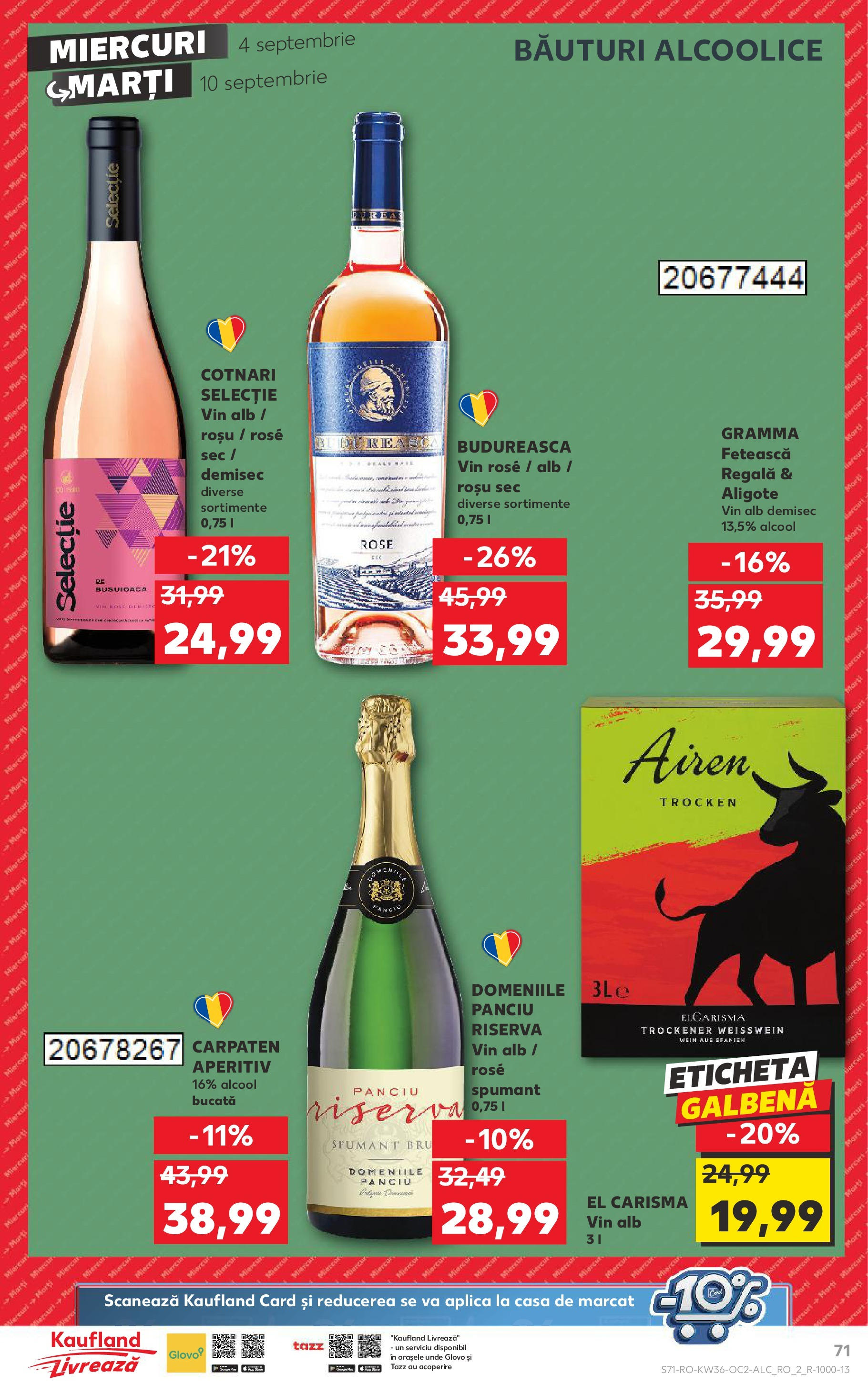 Catalog Kaufland 4 - 10 Septembrie 2024 | Pagina 71