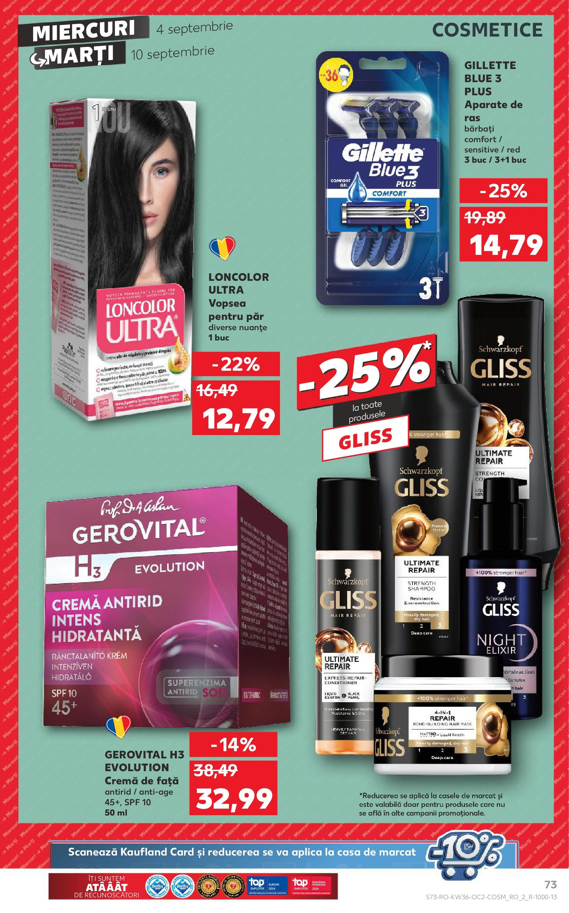Catalog Kaufland 4 - 10 Septembrie 2024 | Pagina 73