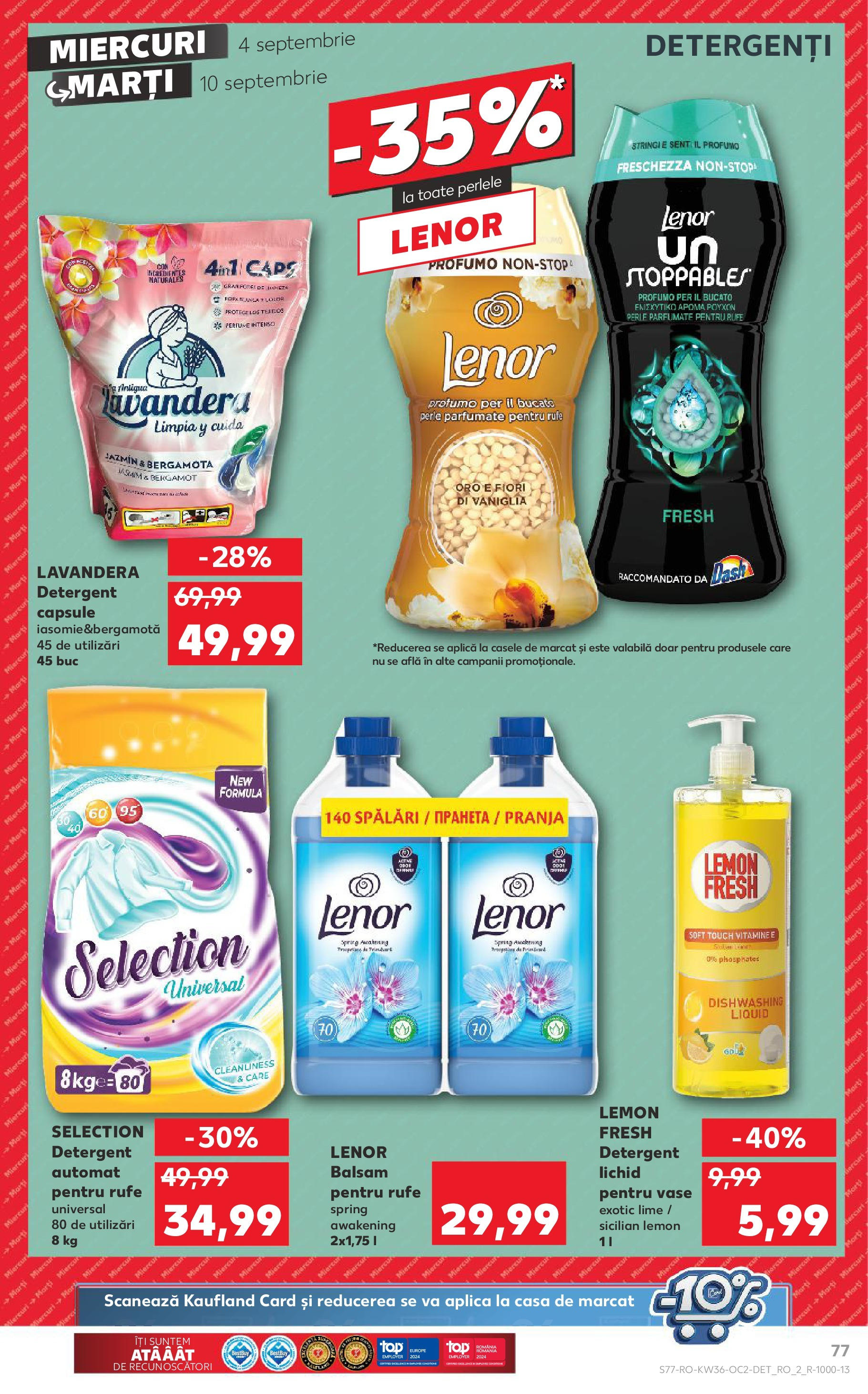 Catalog Kaufland 4 - 10 Septembrie 2024 | Pagina 77