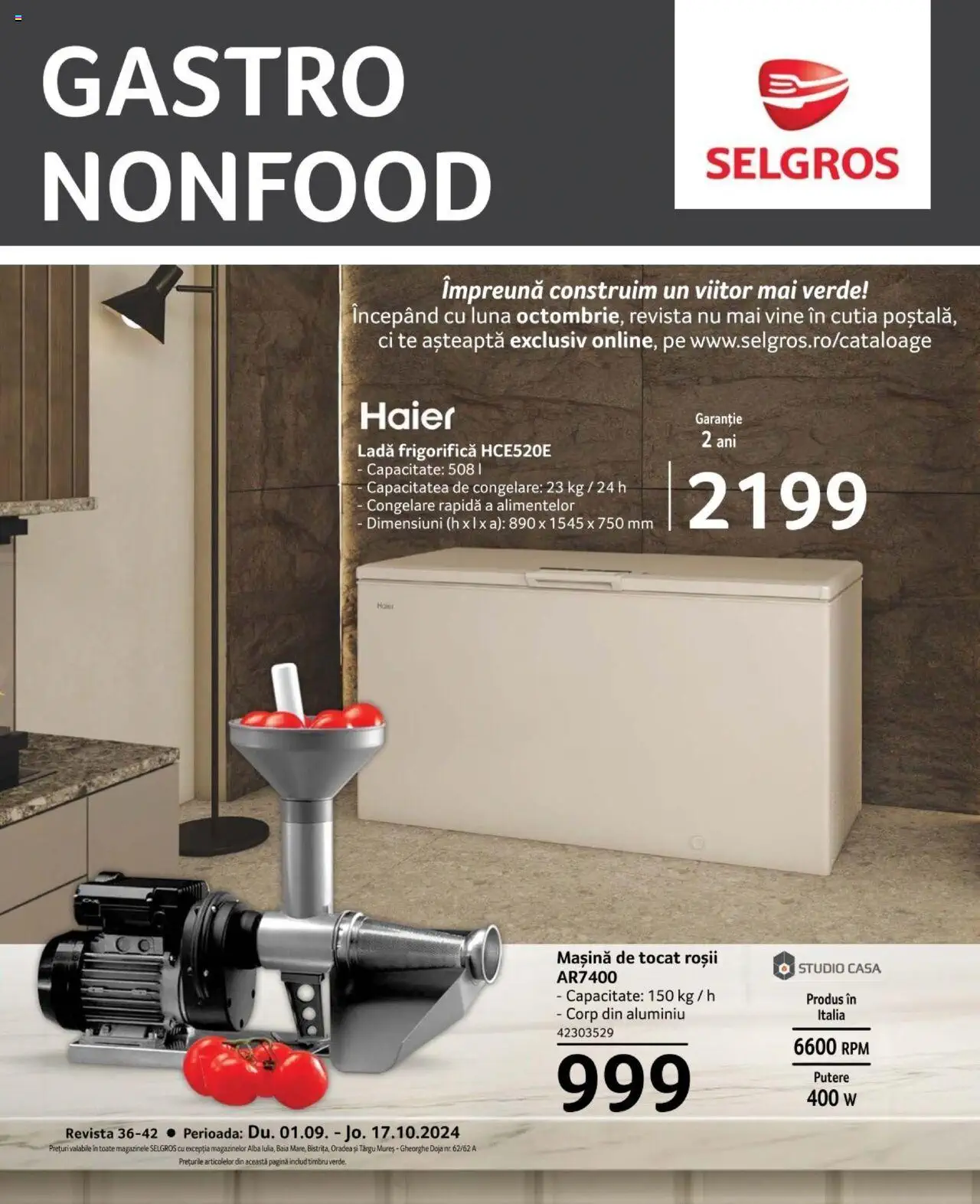 Catalog Selgros 1 Septembrie - 17 Octombrie 2024 | Pagina 1